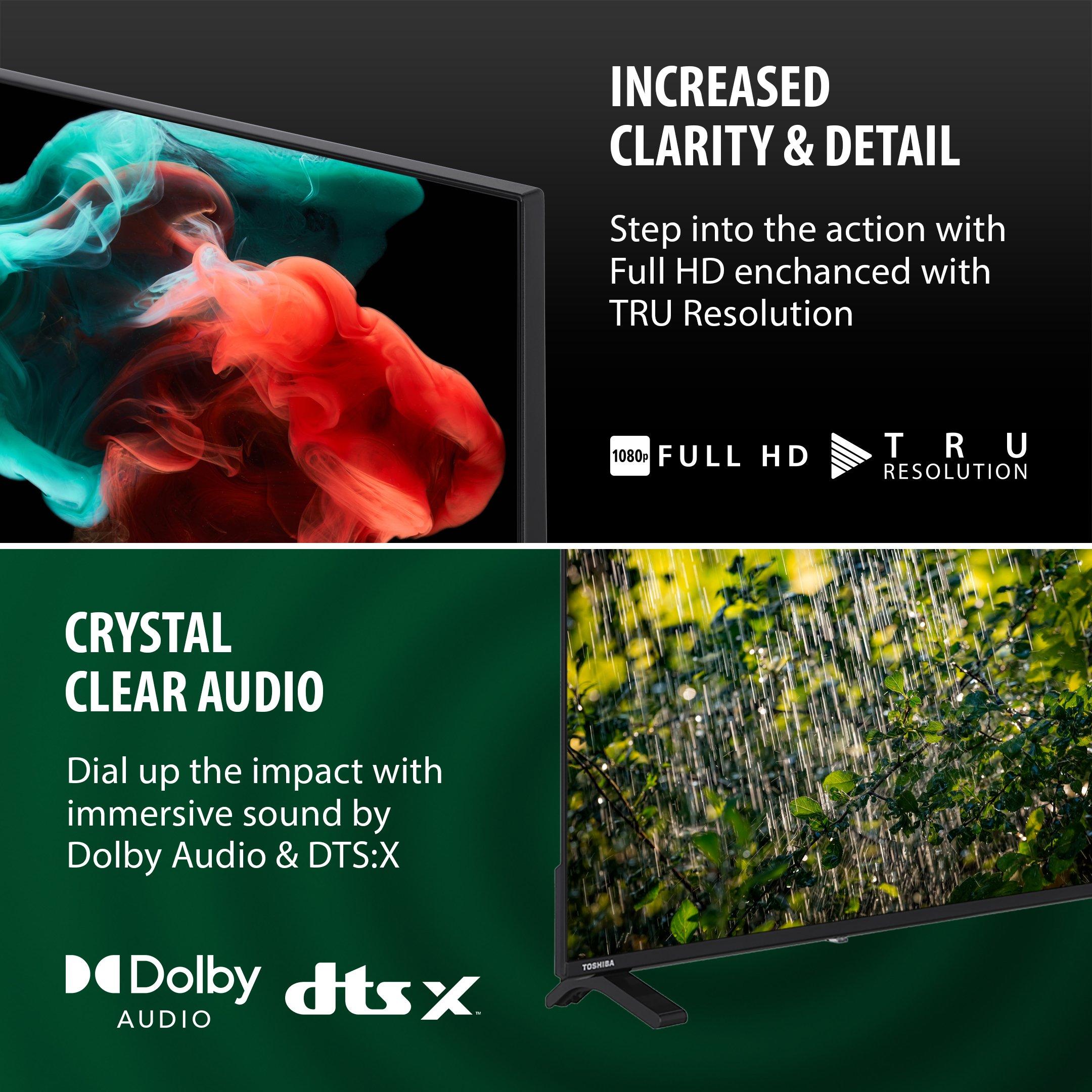 Black - Toshiba - Toshiba 40LF2653DB 40 inch Full HD Freely Fire TV - 5