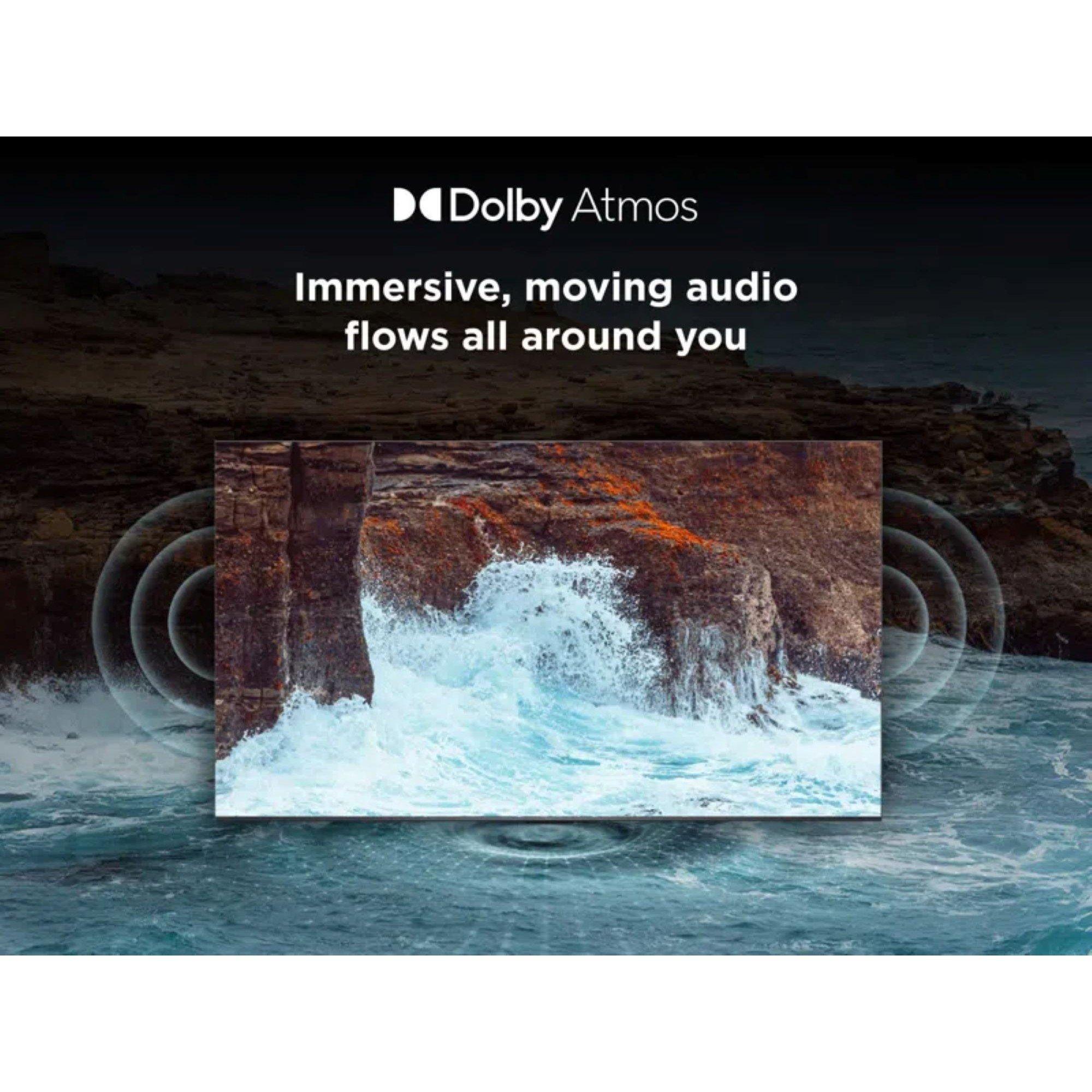 Black - TCL - TCL C6K-UK 55 inch Premium QD-Mini LED 144Hz 4K HDR High Brightness Dolby Atmos Smart Google TV - 8