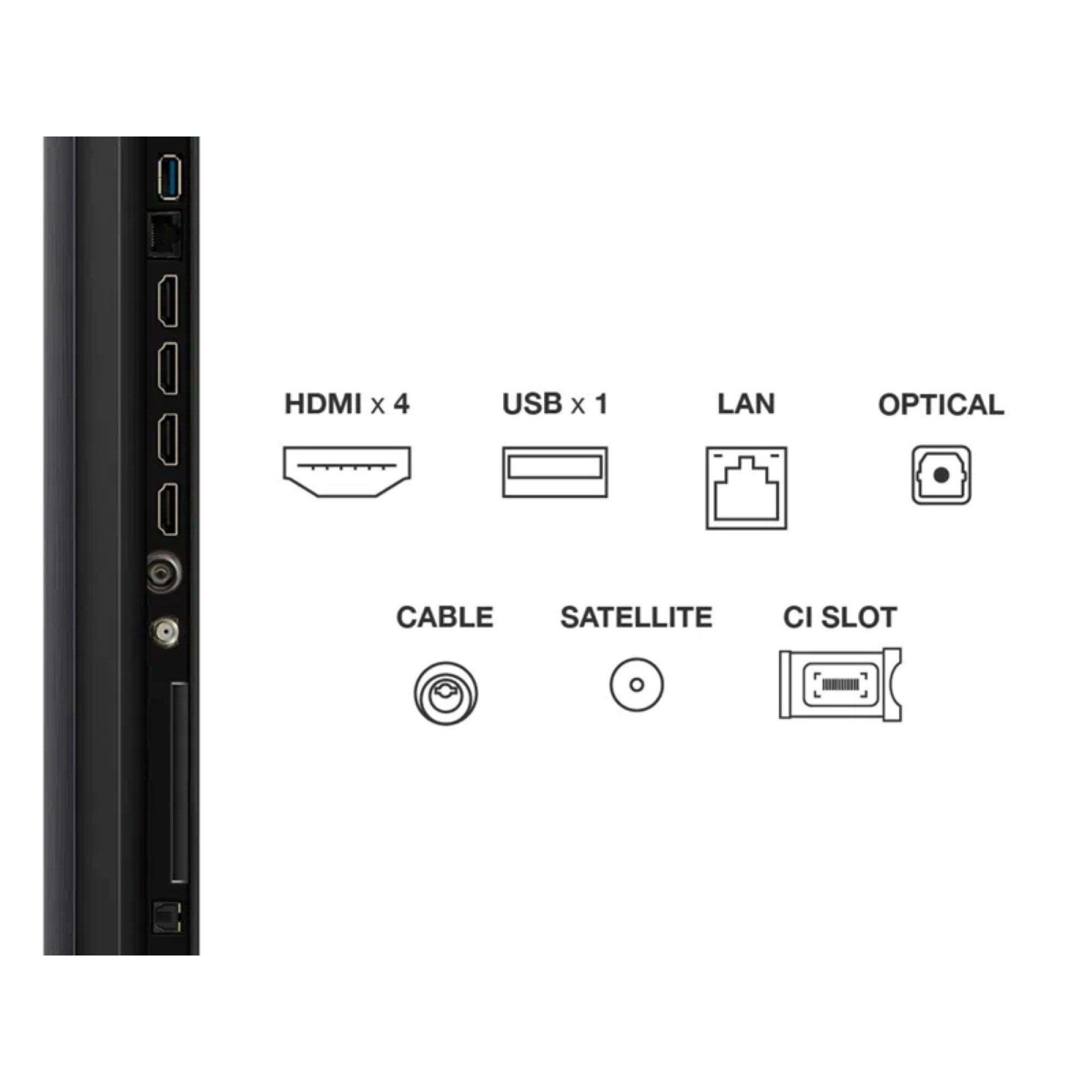 Black - TCL - TCL C6K-UK 55 inch Premium QD-Mini LED 144Hz 4K HDR High Brightness Dolby Atmos Smart Google TV - 10
