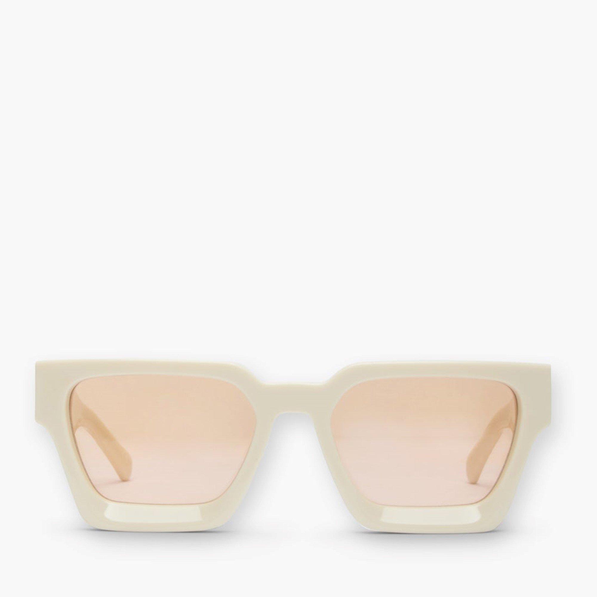 Represent Men's California UV Protection Square Sunglasses - Off White
