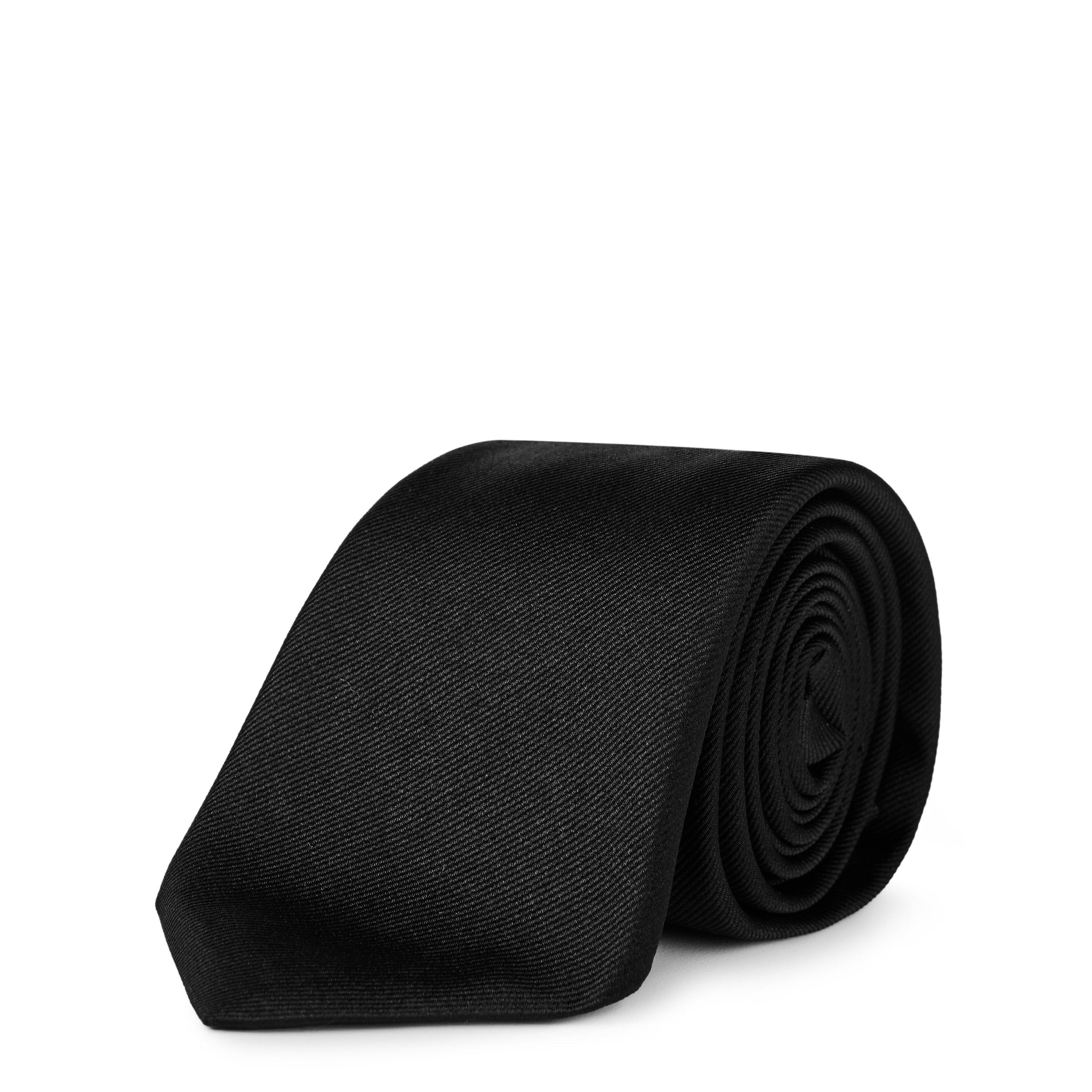 Boss Men's Classic Jacquard Woven Tie - Black