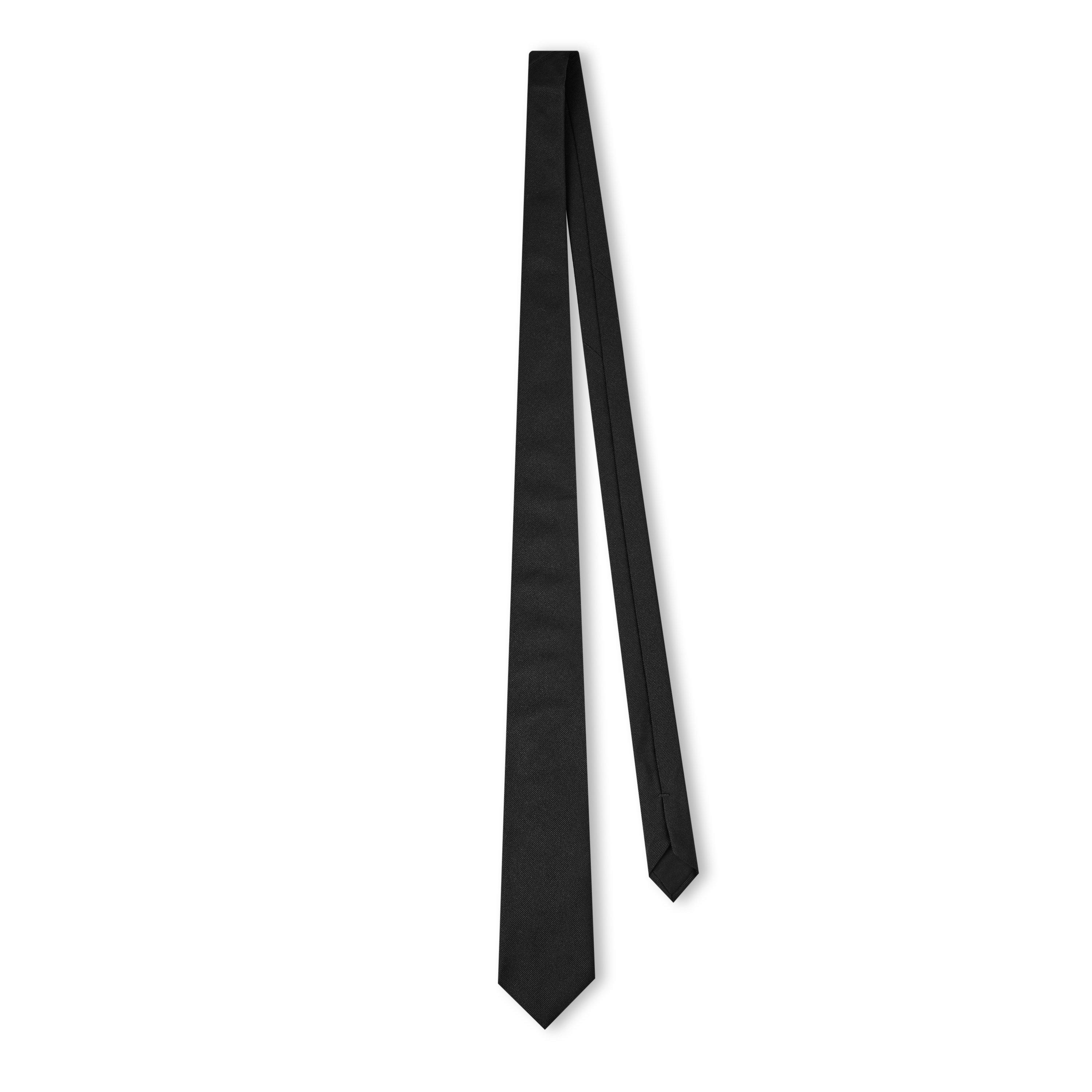 Black - Boss - Men's Classic Jacquard Woven Tie - 2