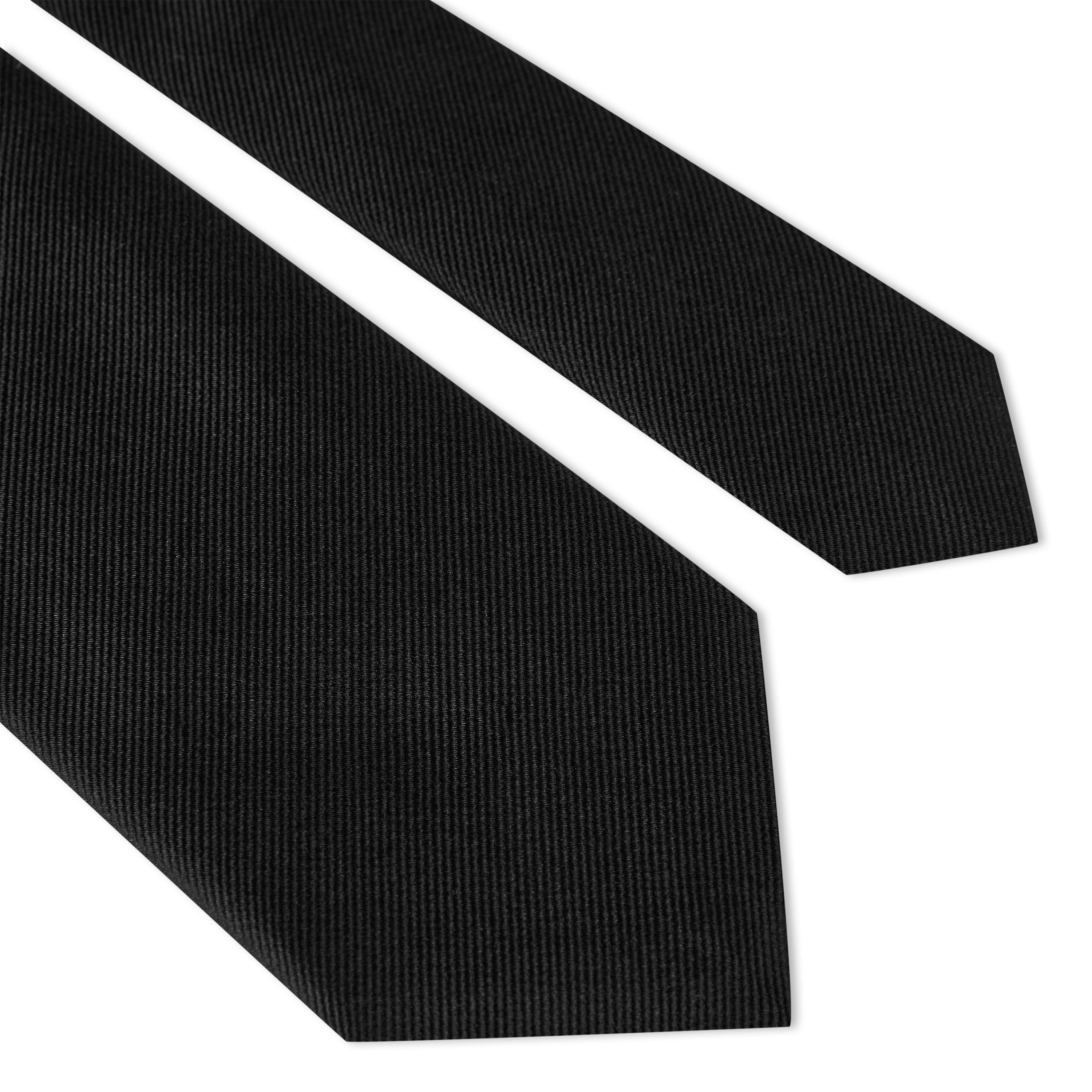 Black - Boss - Men's Classic Jacquard Woven Tie - 3