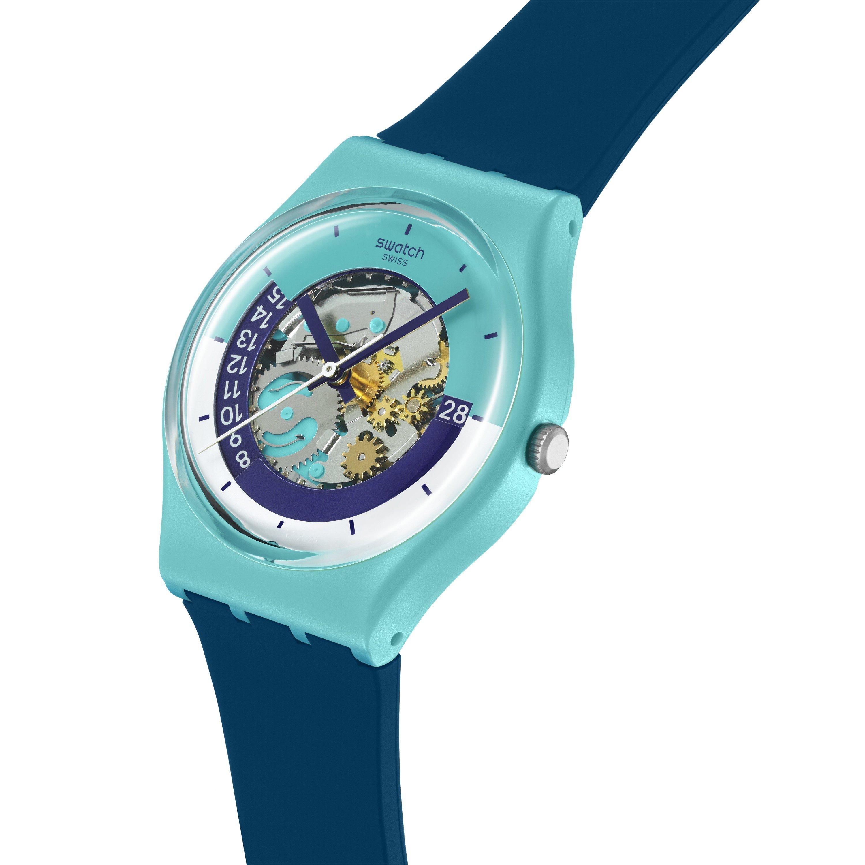 Turquoise - Swatch - Swatch Esnt Watch Sn64 - 2