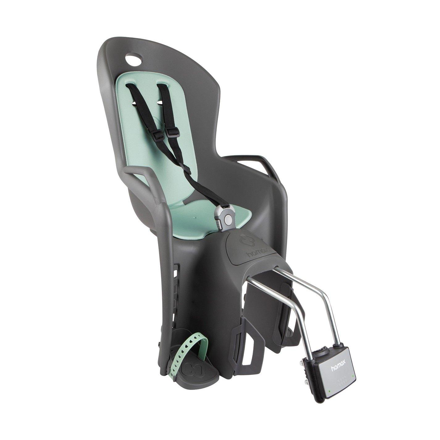 Hamax  Kids Amiga Child Bike Seat - Dark Grey/Green