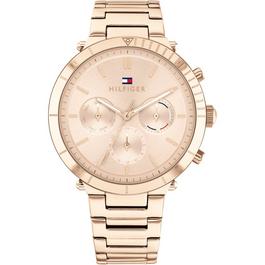 Tommy Hilfiger Ladies Champagne Sunray Rose Gold Watch