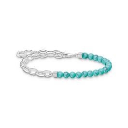 Thomas Sabo Sterling Silver and Imitated Turquoise Bracelet