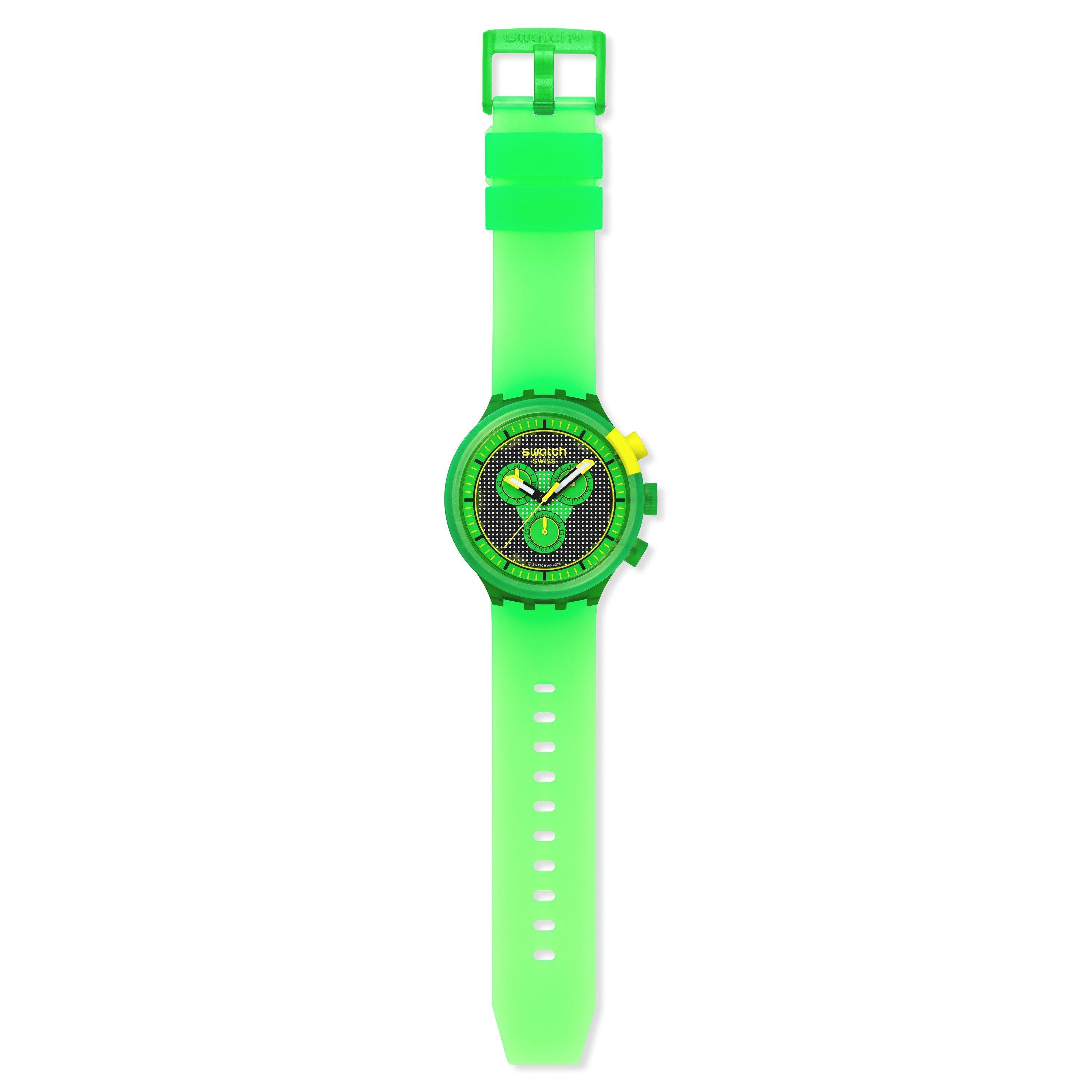 Glowingly Green - Swatch - Swatch Smash It! Watch 64 - 3