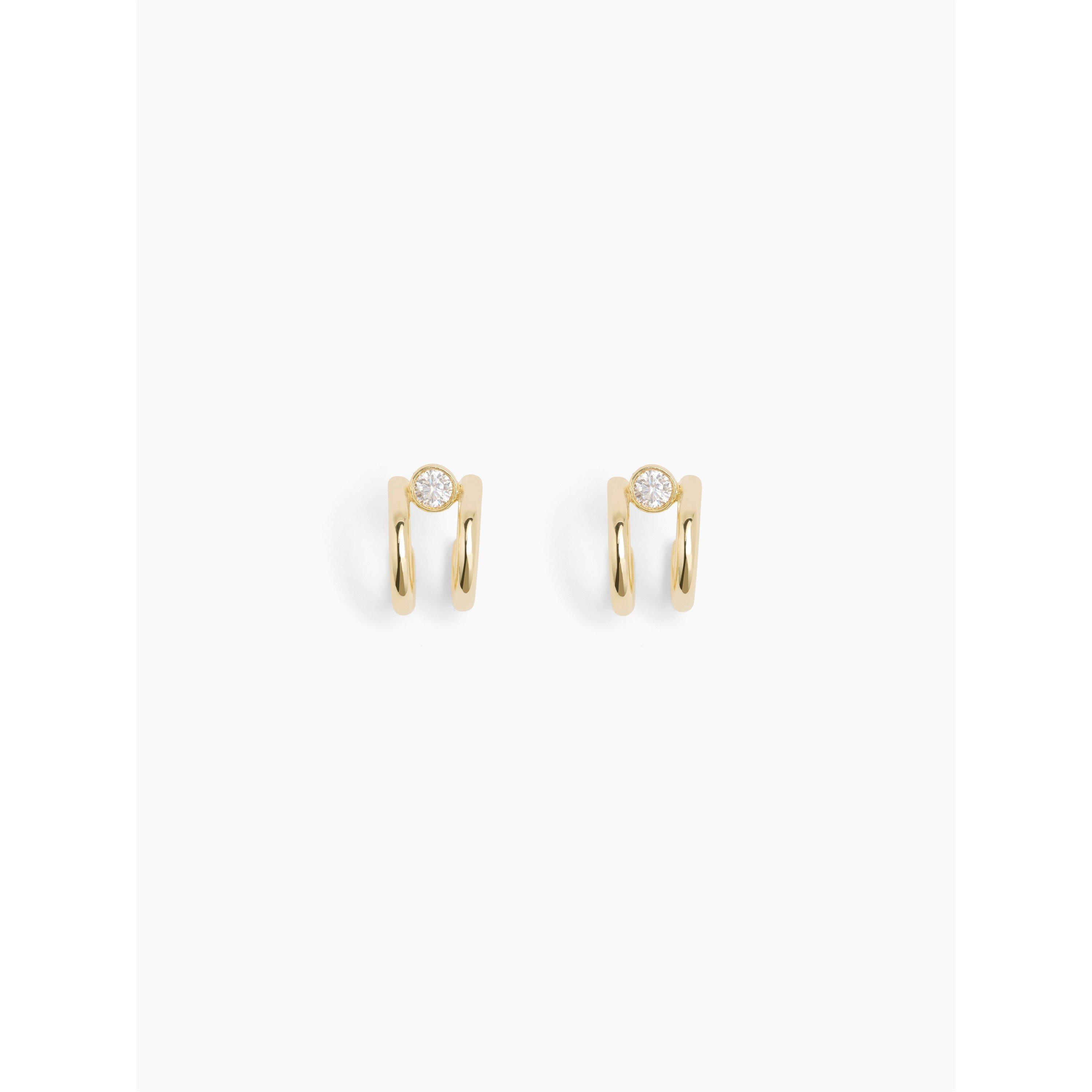 Ragbag Women's Odile Hoop Earrings - Gold