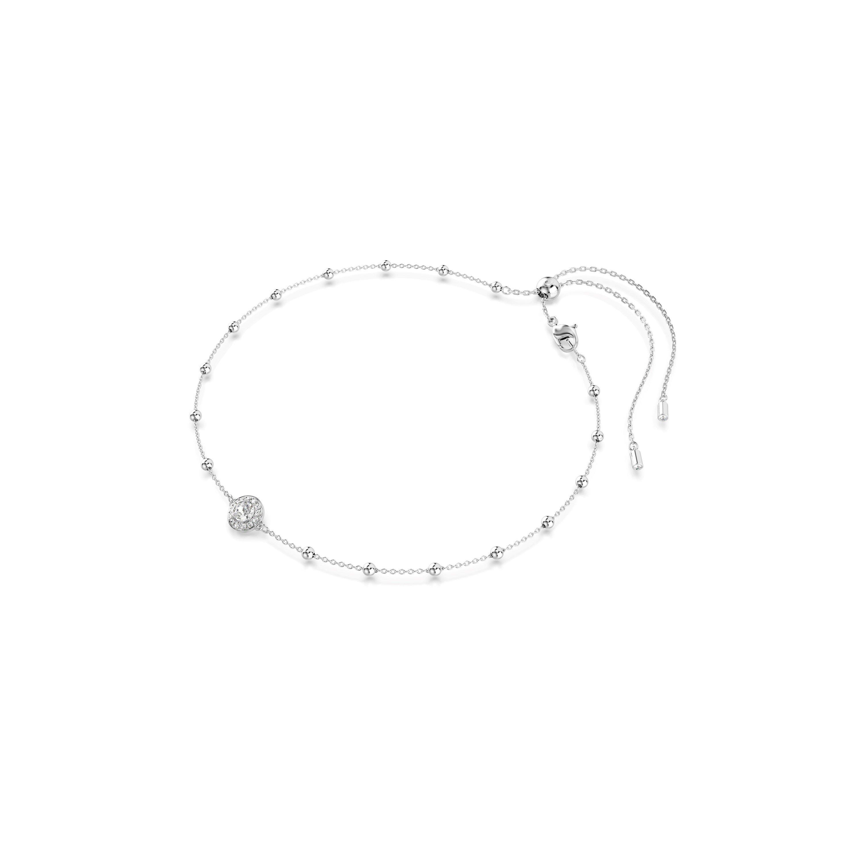CRY/RHS - Swarovski - Women's Una Chain Necklace - 2