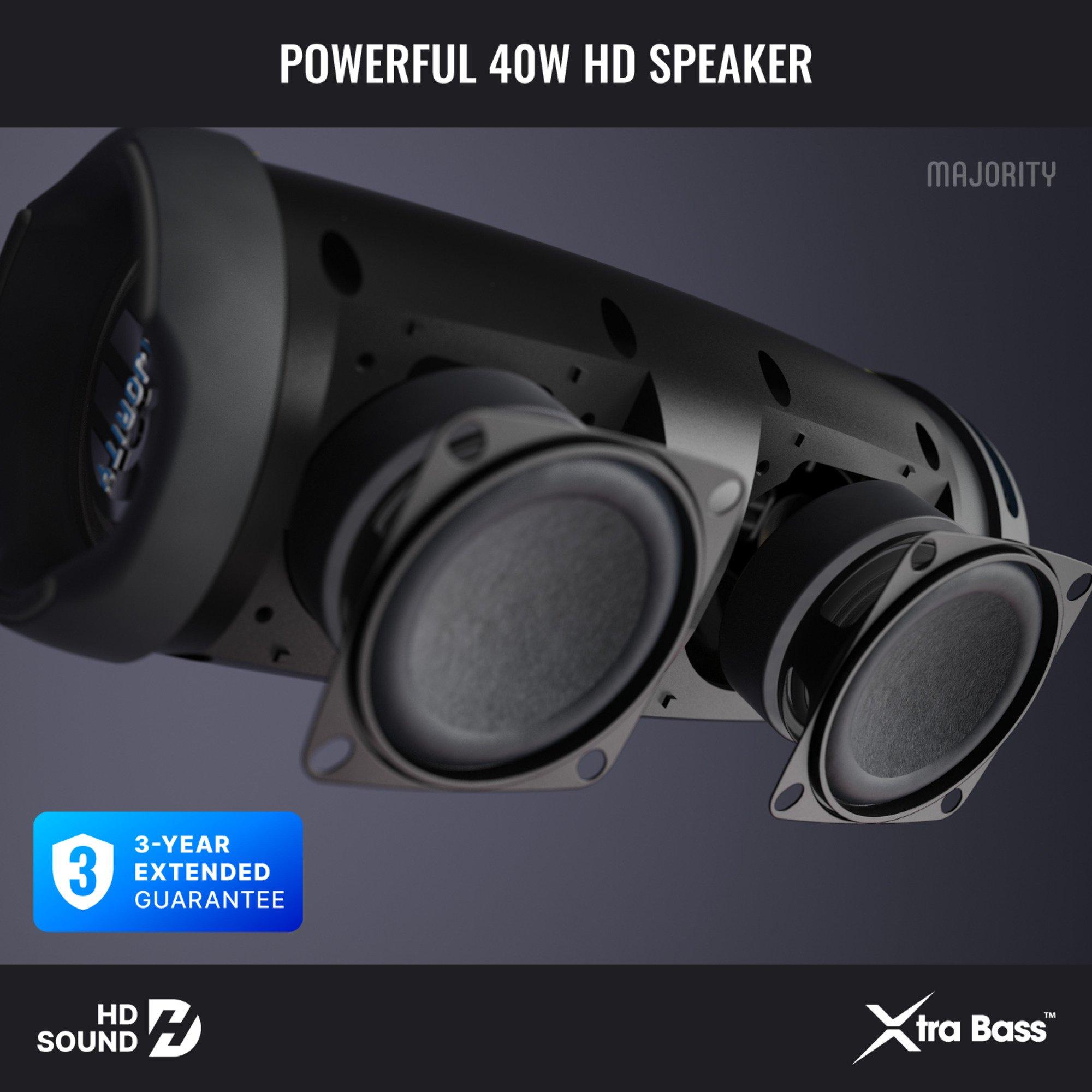 Black - MAJORITY - Majority M3 Bluetooth Speaker - 6