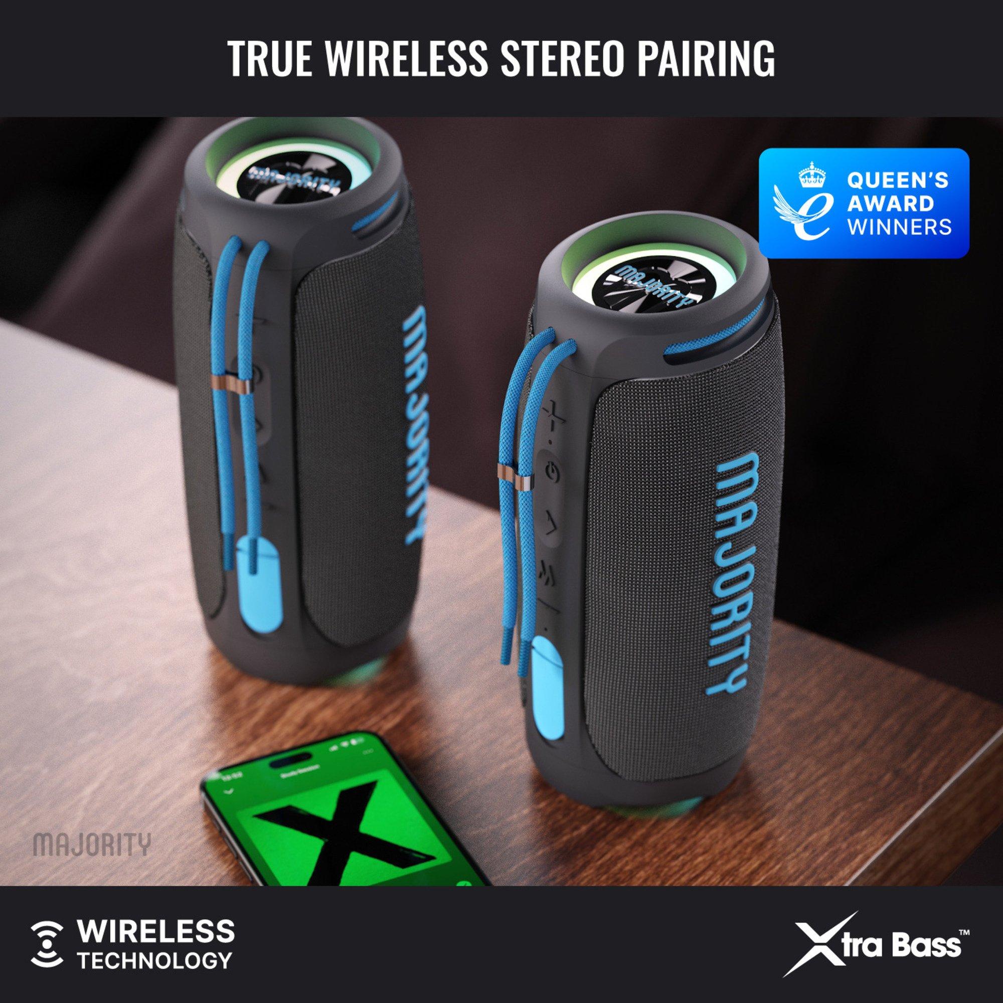 Black - MAJORITY - Majority M3 Bluetooth Speaker - 8