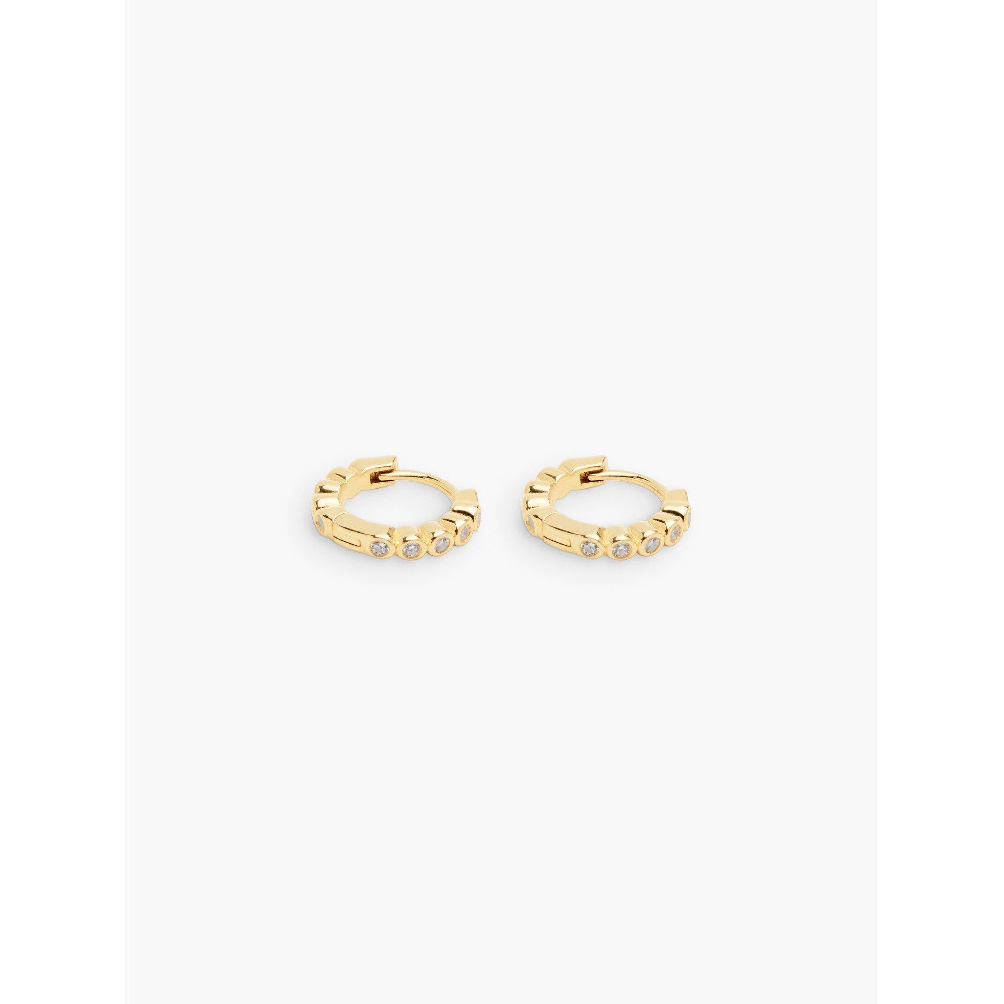 Ragbag Women's Oda Mini Hoop Earrings - Gold
