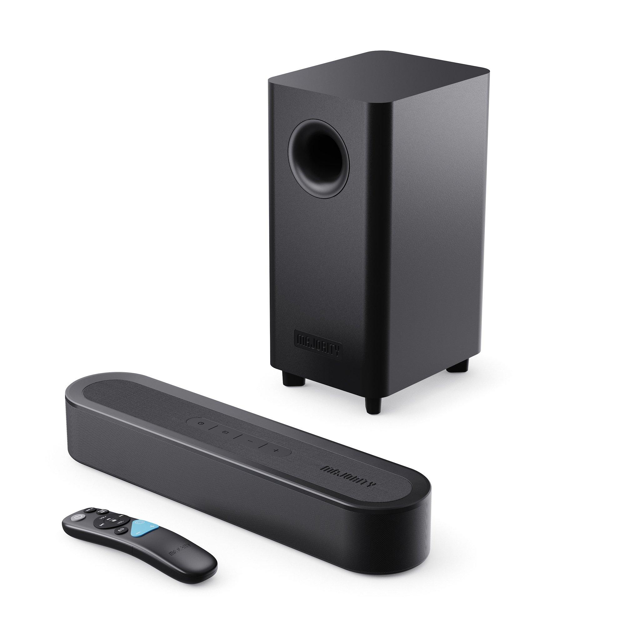 Black - MAJORITY - Majority Bowfell Axis 2.1 Soundbar - 1