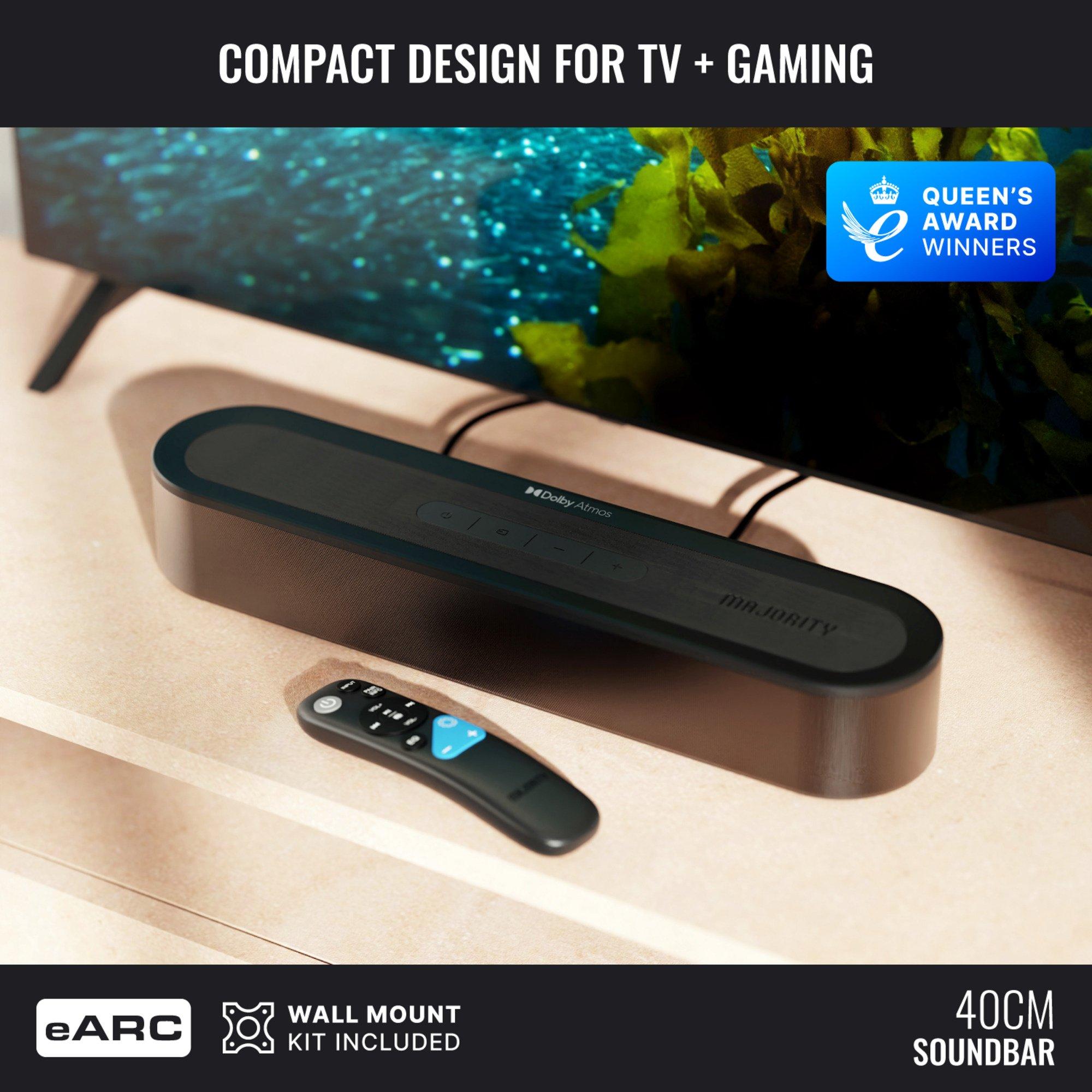 Black - MAJORITY - Majority Bowfell Axis 2.1 Soundbar - 6