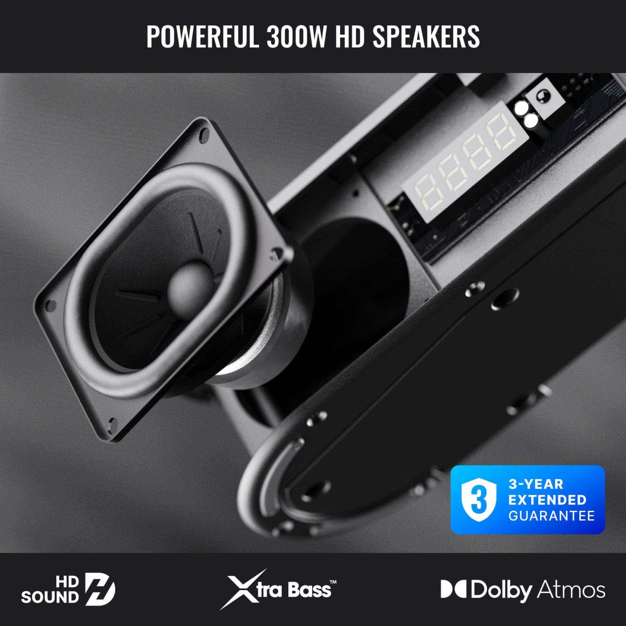 Black - MAJORITY - Majority Bowfell Halo 5.1 Atmos Soundbar - 3