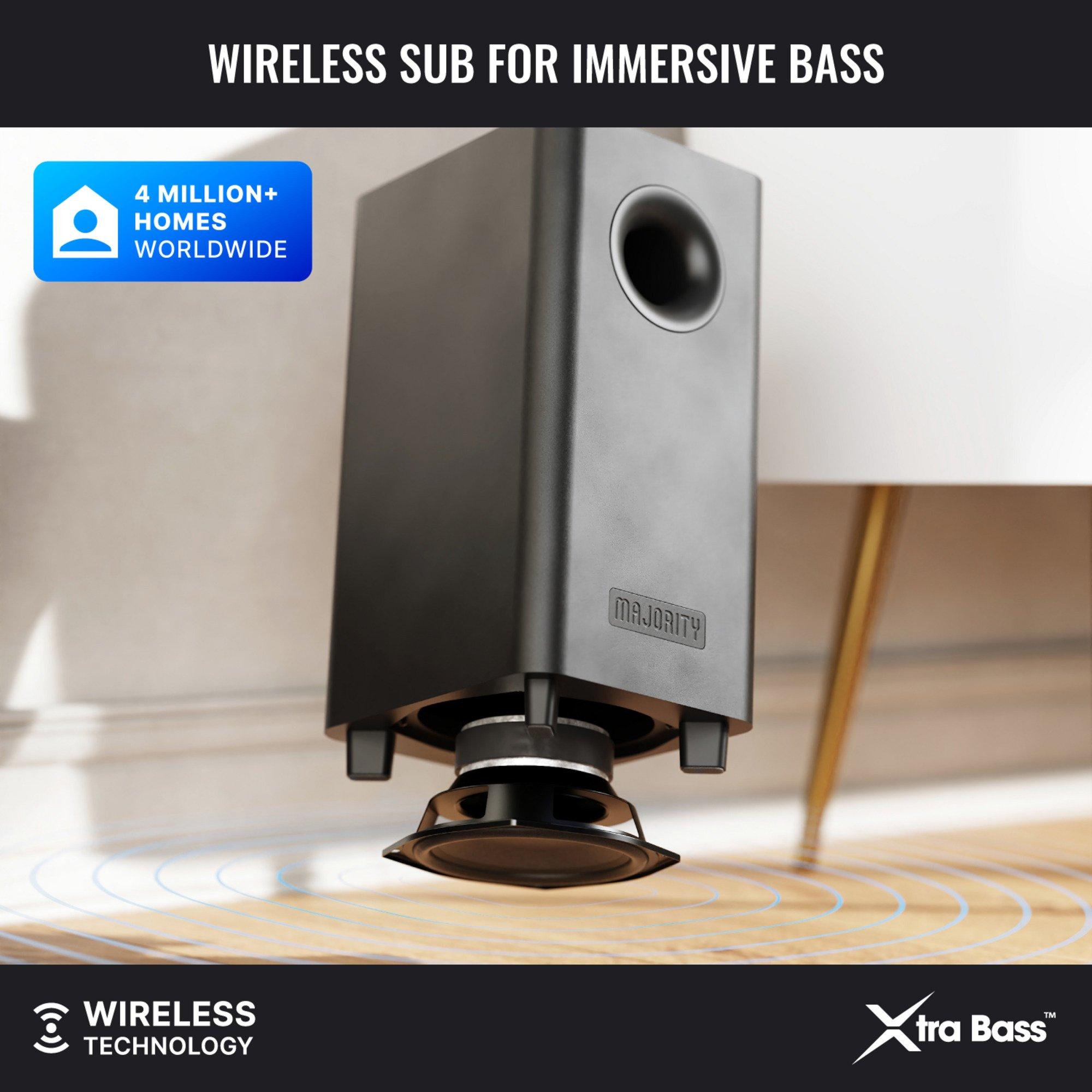 Black - MAJORITY - Majority Bowfell Halo 5.1 Atmos Soundbar - 7