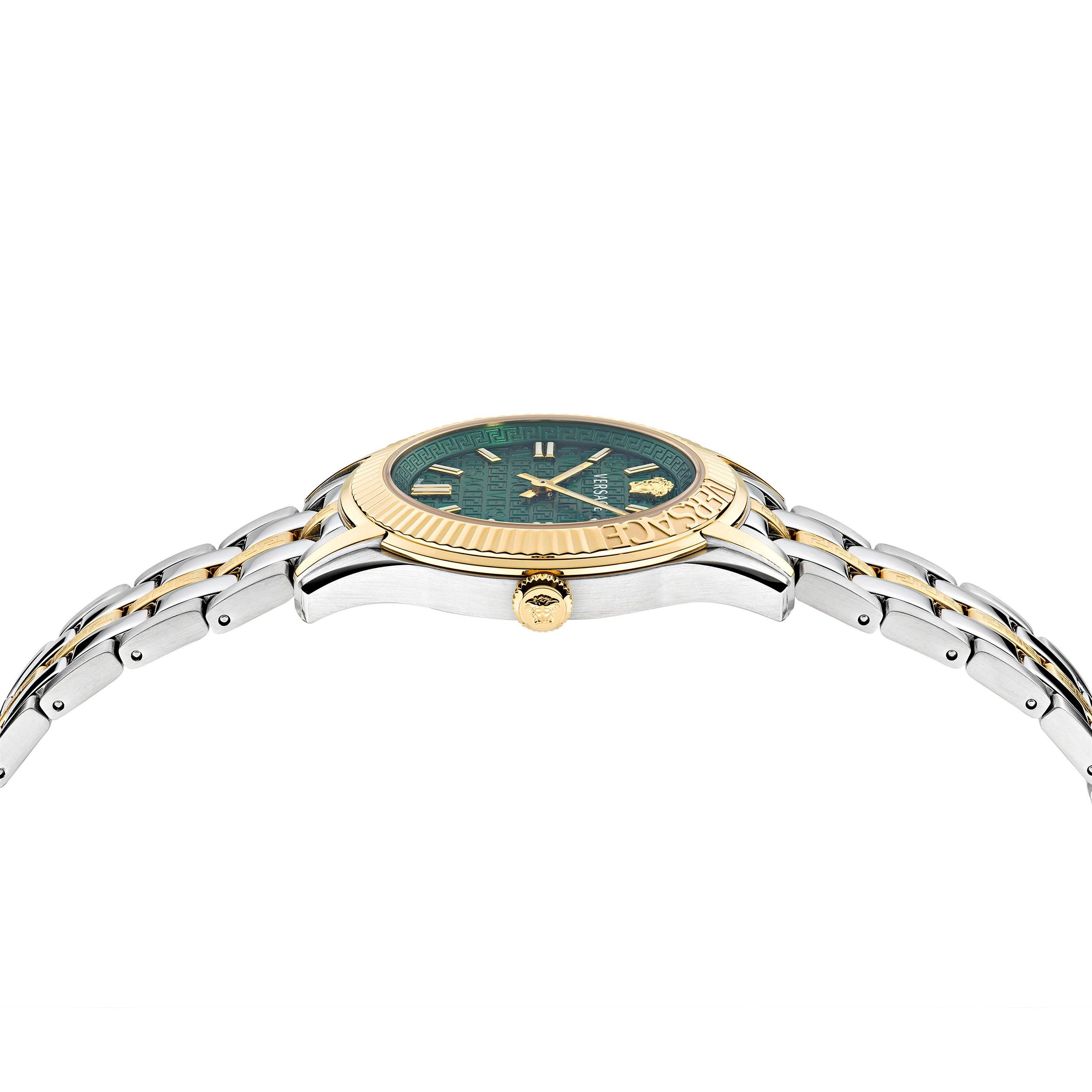 Green/Two tone - Versace - Greca Time Watch - 3