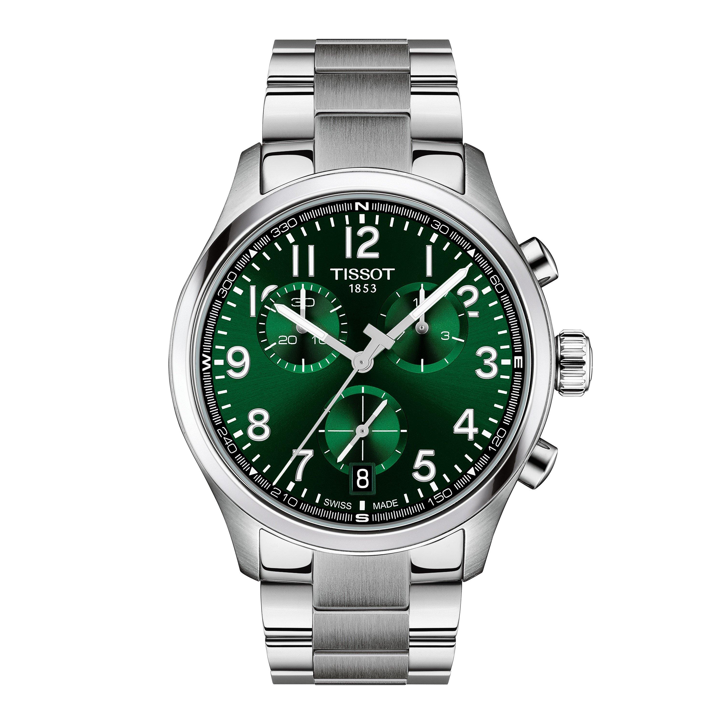 Tissot Men's Chrono L Wtch Sn64 - Green/Silver