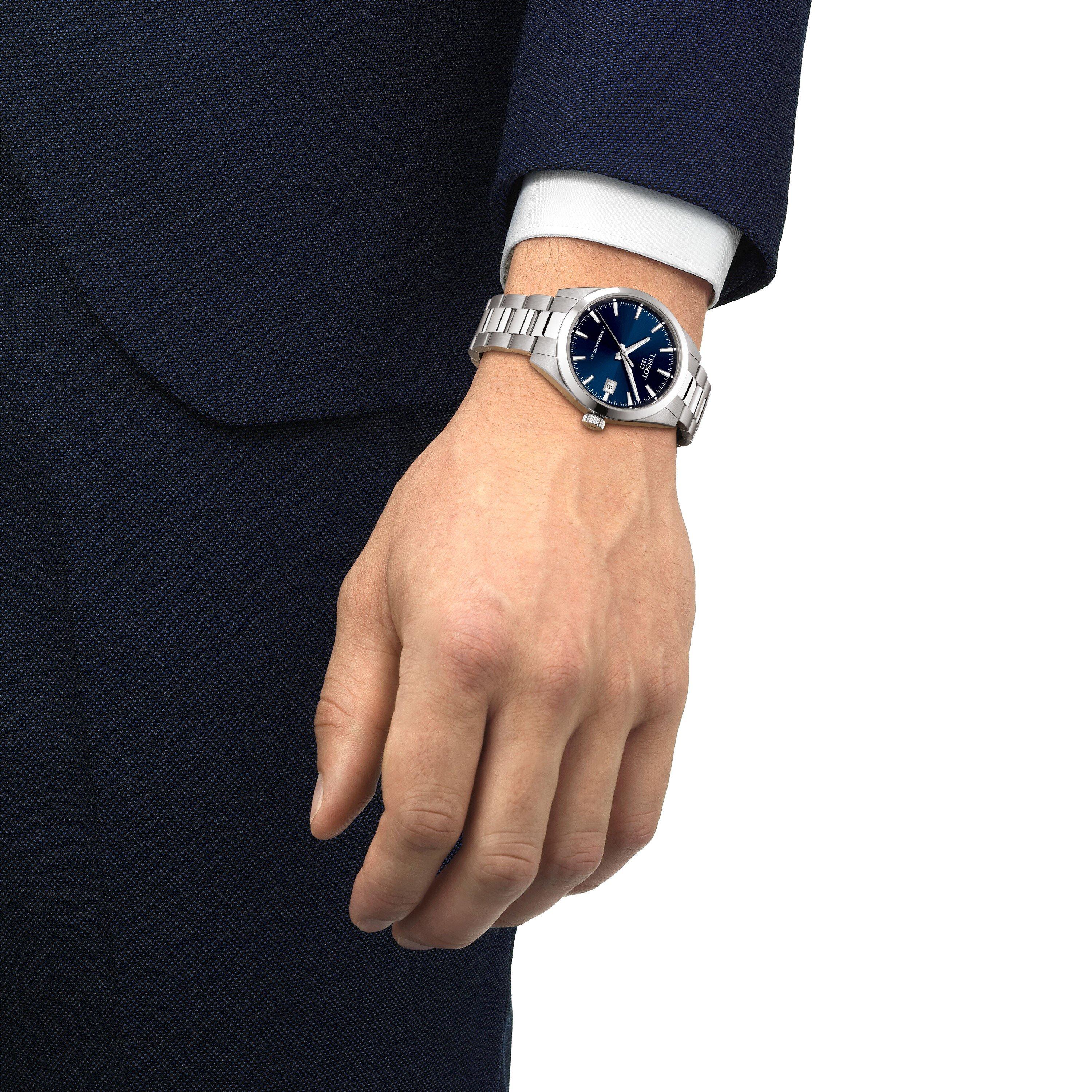 Blue/Silver - Tissot - Tissot Gentleman 38 Sn64 - 2