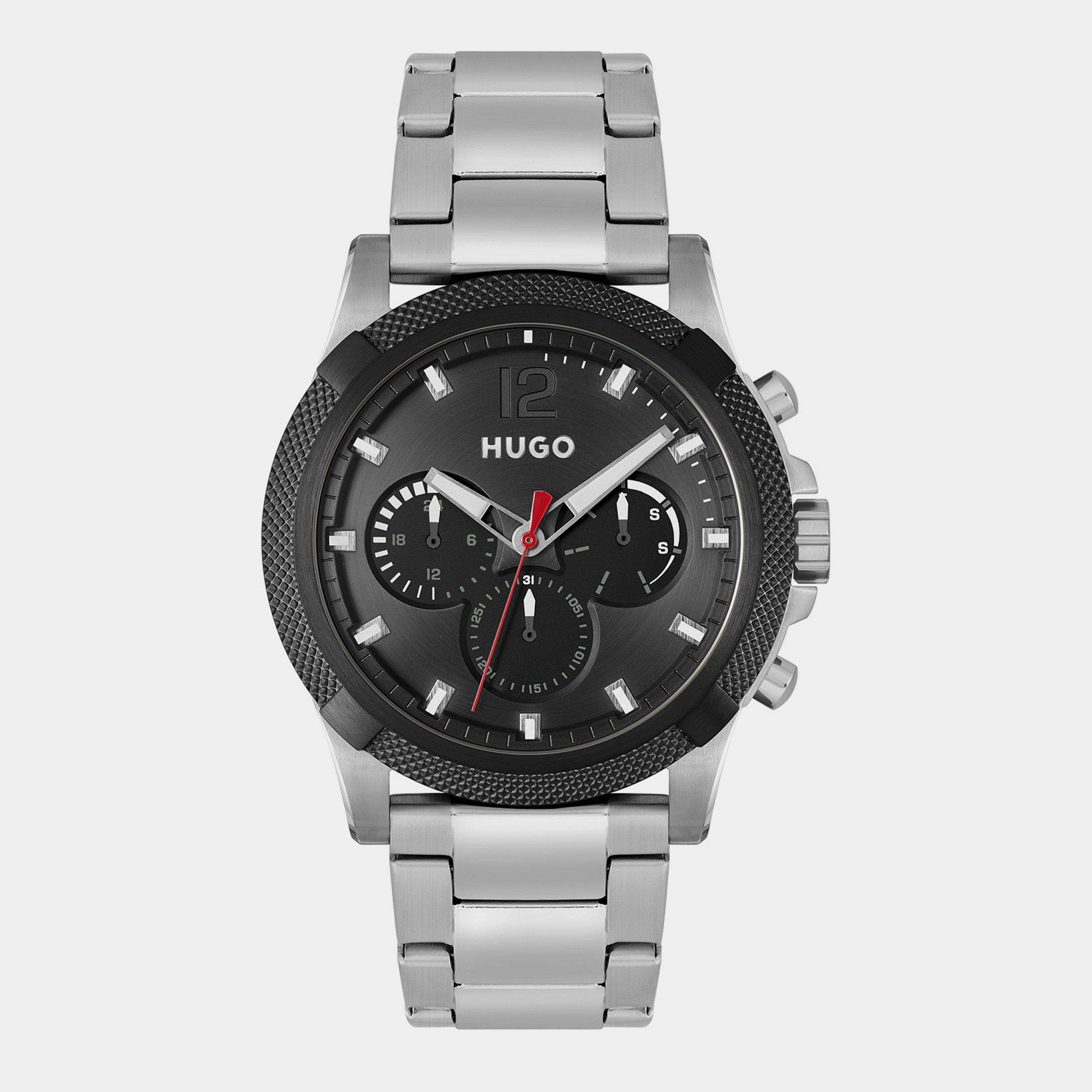 Black - Hugo - HUGO Impress For Him Bracelet Watch Mens - 1