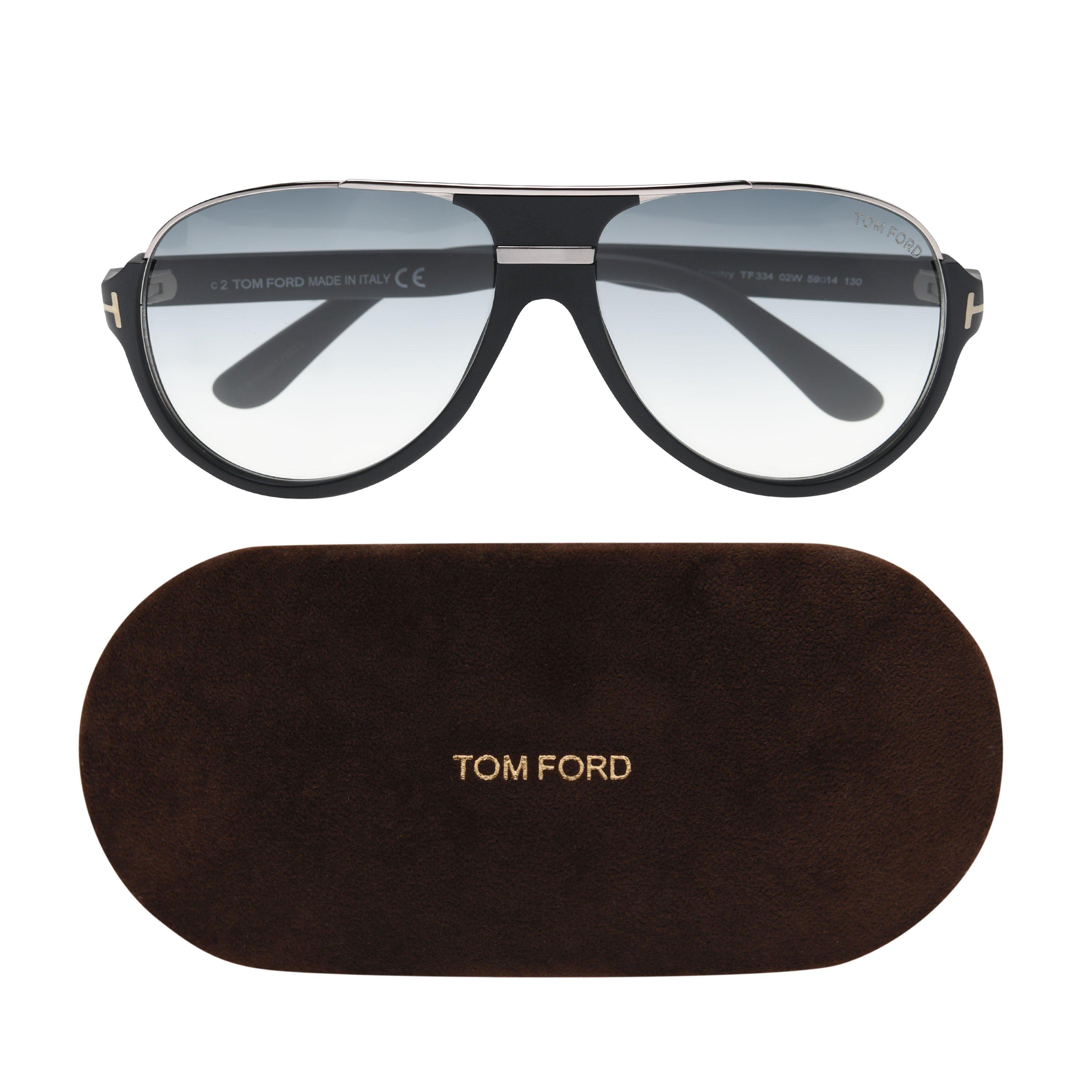 Blk/Blue 02W - Tom Ford - Mens Dimitry TF0334 Sunglasses - 4
