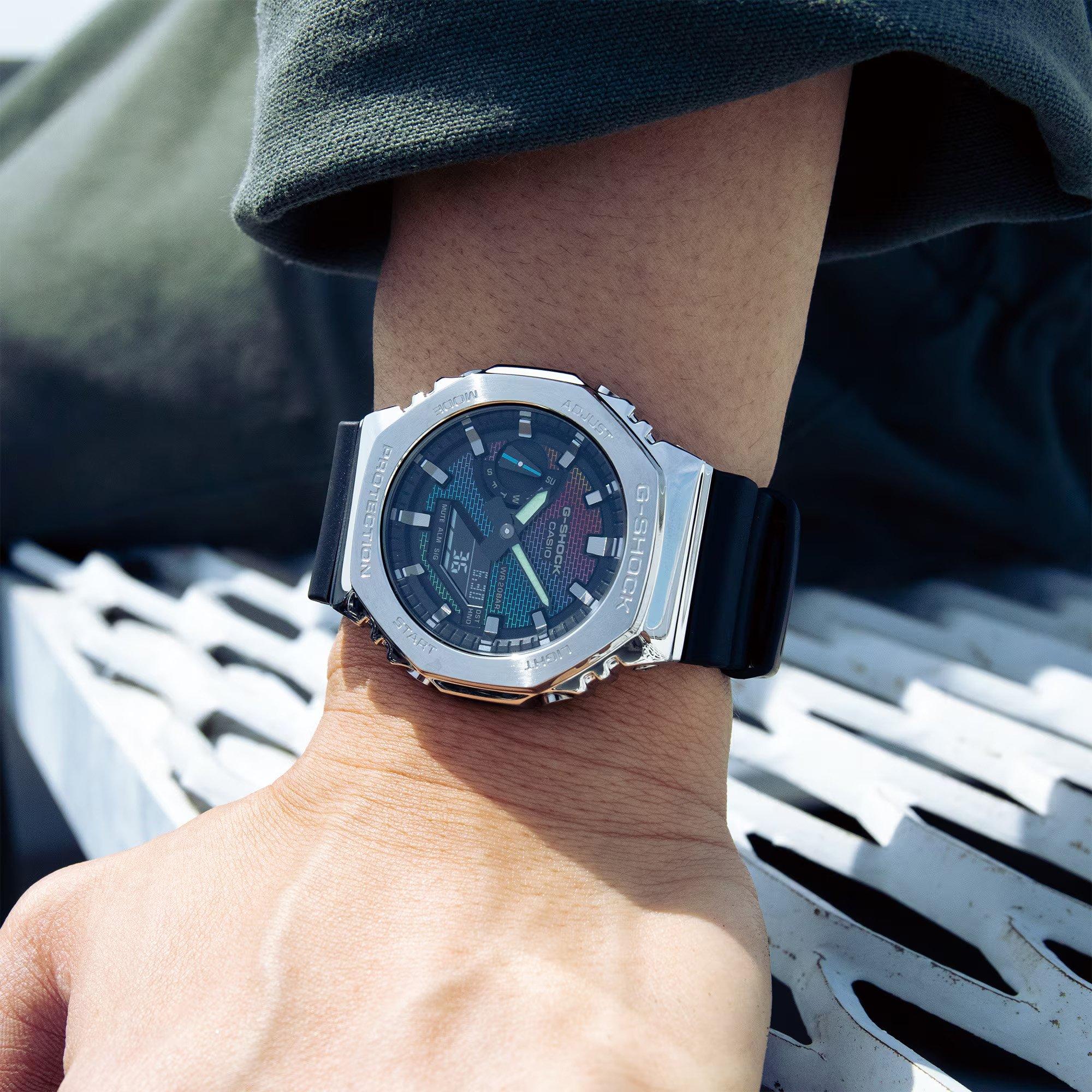 Srebrna/crna - G Shock - Unisex Adults Digital Watch - 2