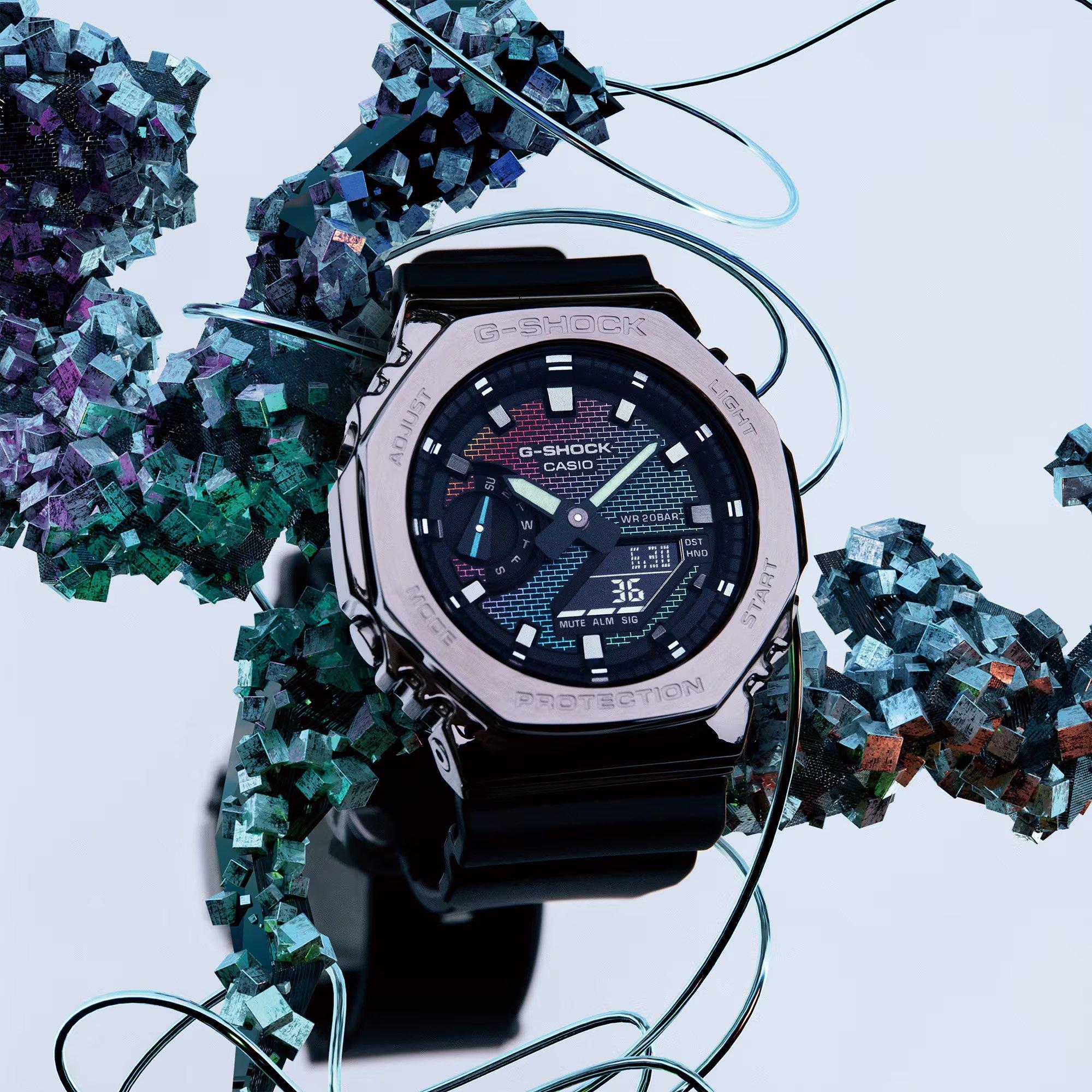 Srebrna/crna - G Shock - Unisex Adults Digital Watch - 3