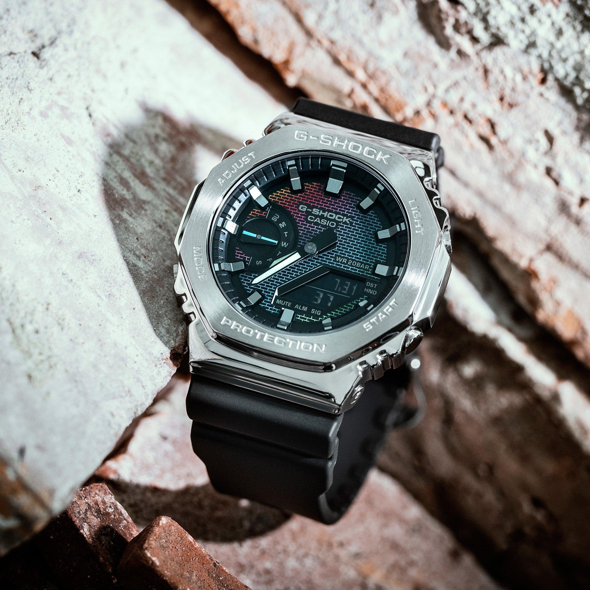 Srebrna/crna - G Shock - Unisex Adults Digital Watch - 8