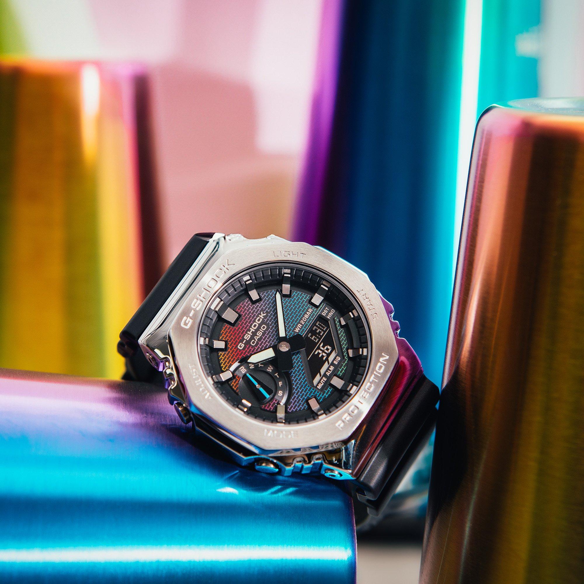 Silber/Schwarz - G Shock - Unisex Adults Digital Watch - 9