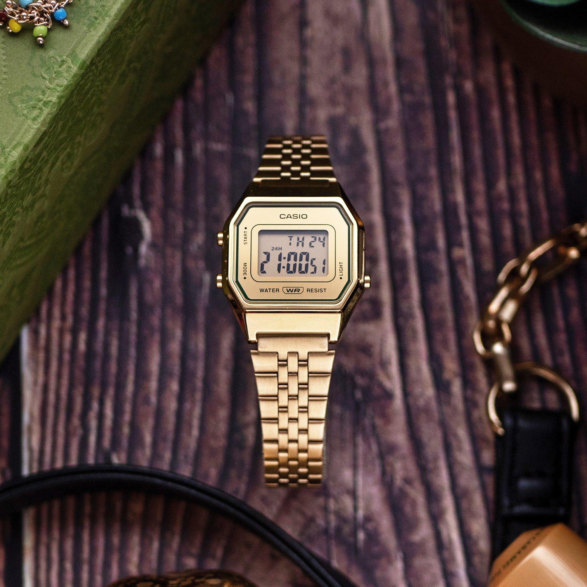 Gold - Casio - Unisex Adults Digital Watch - 4