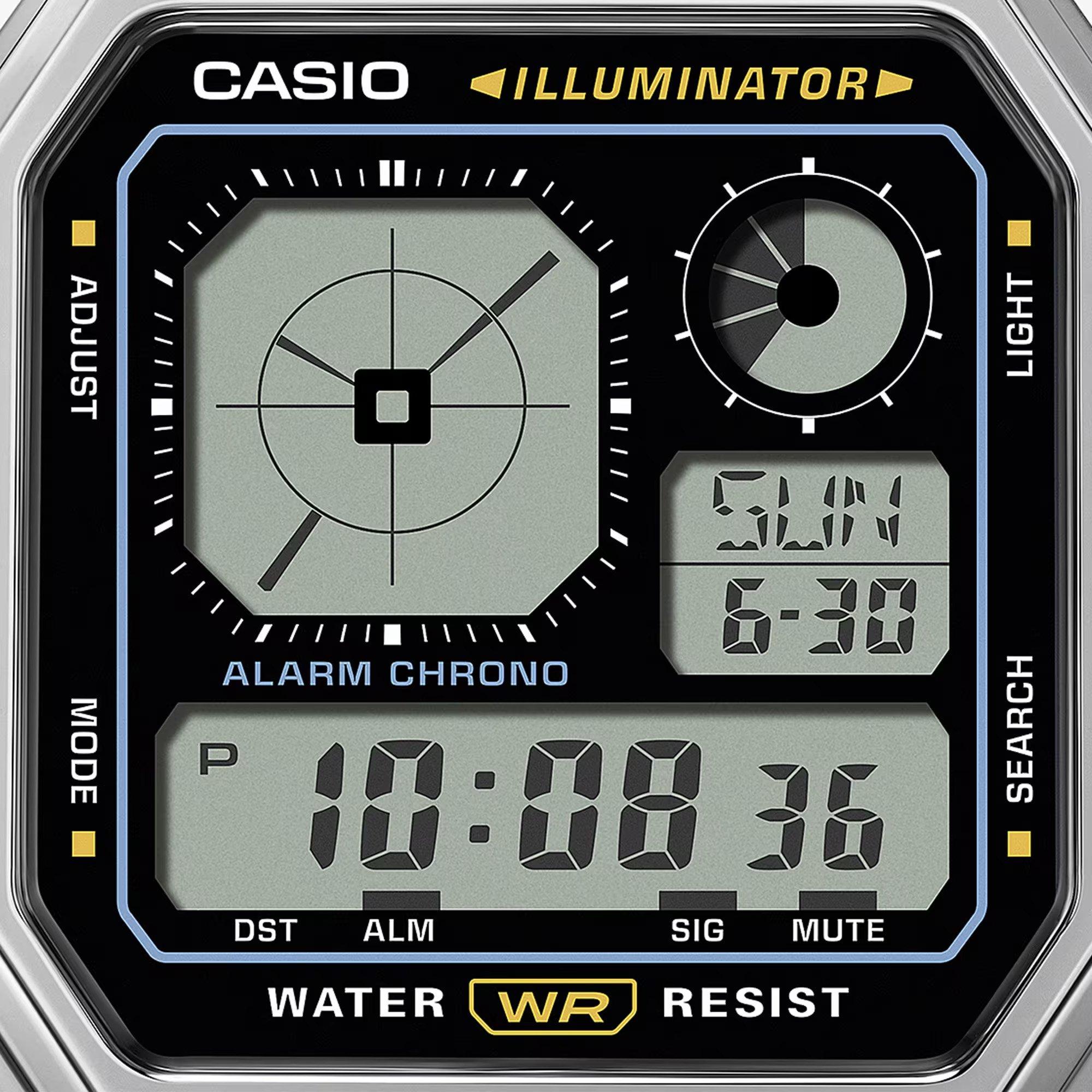 Zilver - Casio - Adults Digital Watch - 4