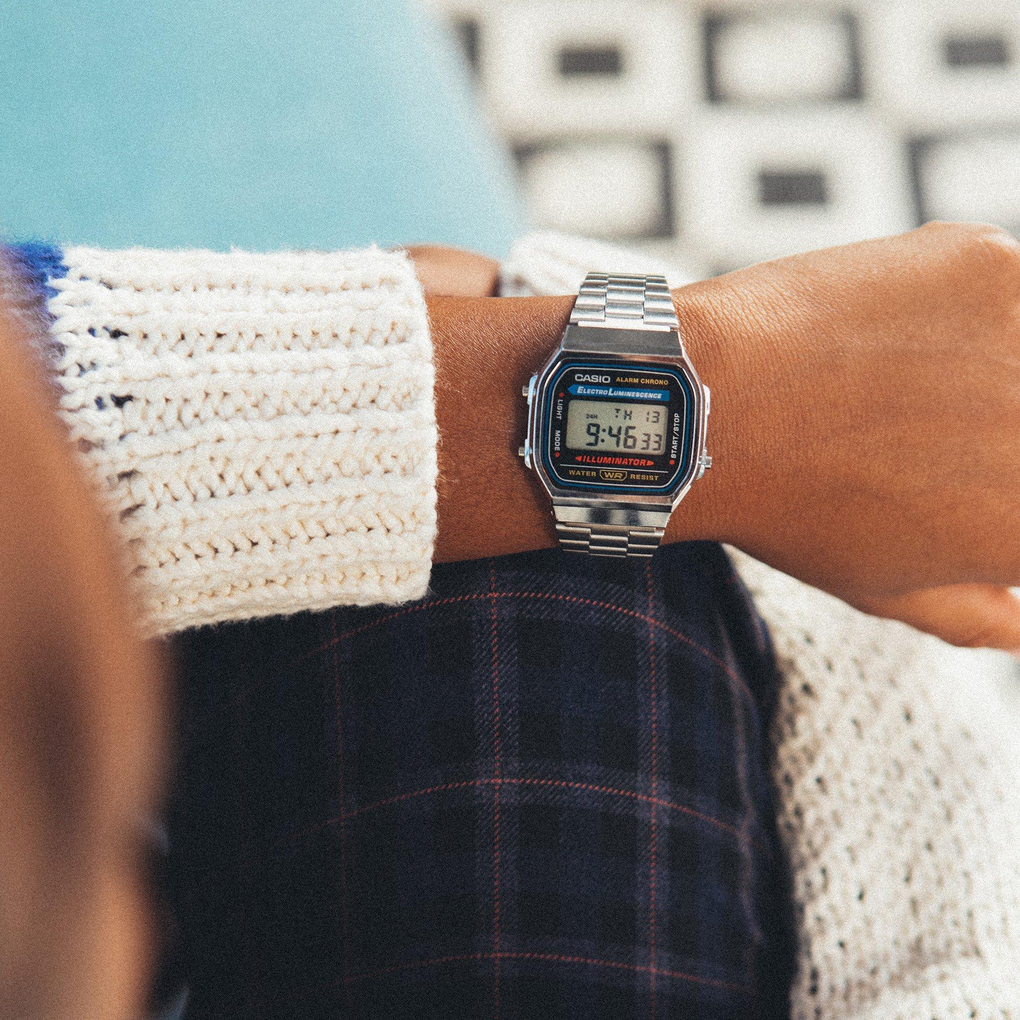 Black/Silver - Casio - Adults Digital Watches - 12