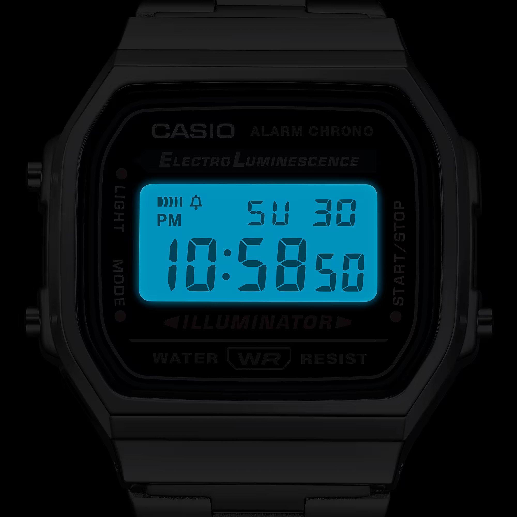 Black/Silver - Casio - Adults Digital Watches - 4