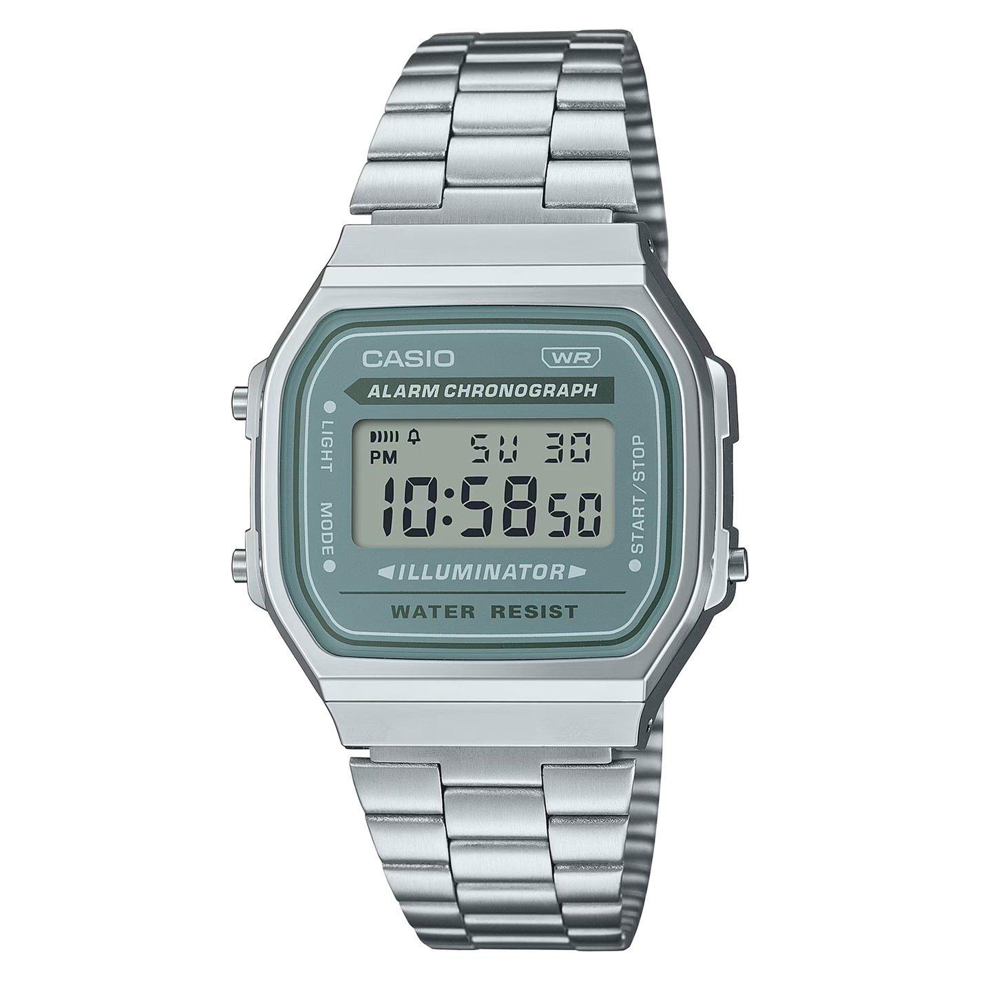 Green/Silver - Casio - Unisex Adults Digital Watches - 1
