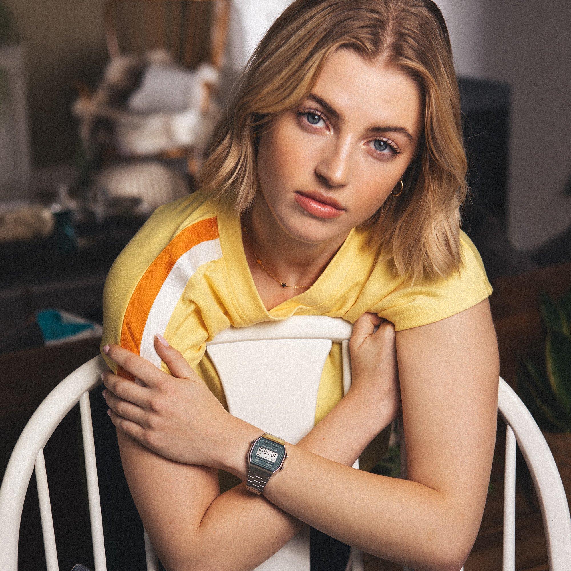 Green/Silver - Casio - Unisex Adults Digital Watches - 5