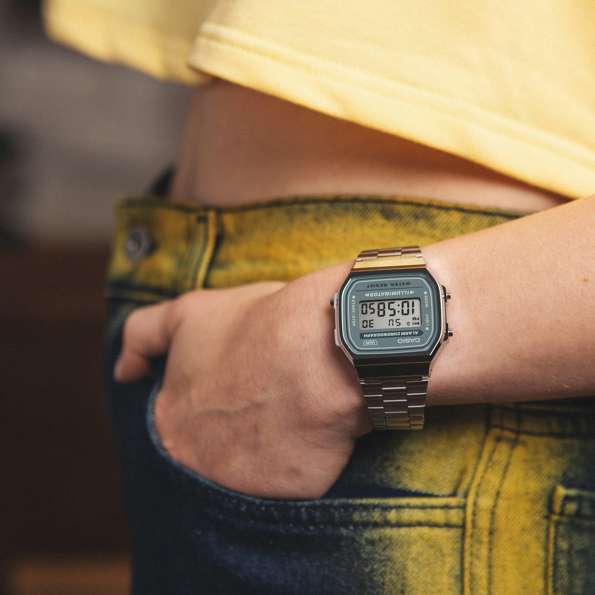 Green/Silver - Casio - Unisex Adults Digital Watches - 6