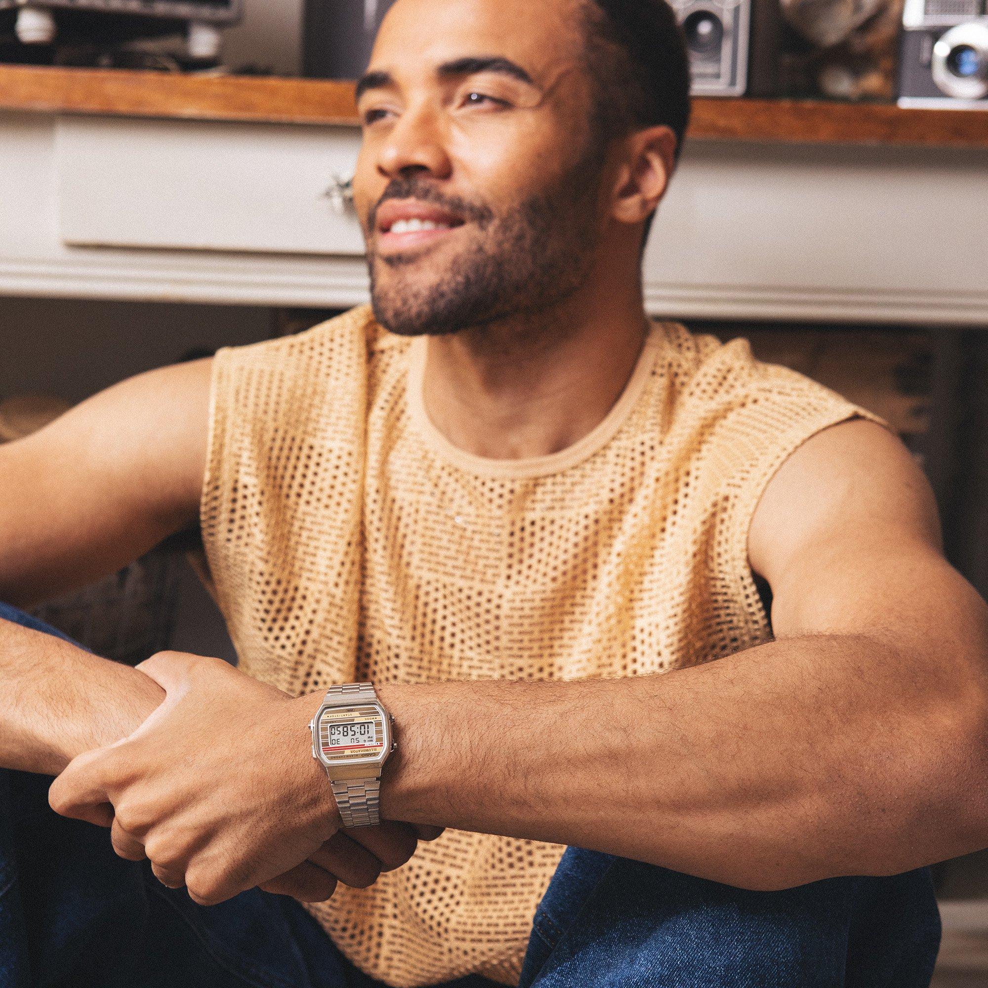 Gold/Silver - Casio - Adults Digital Watch - 4