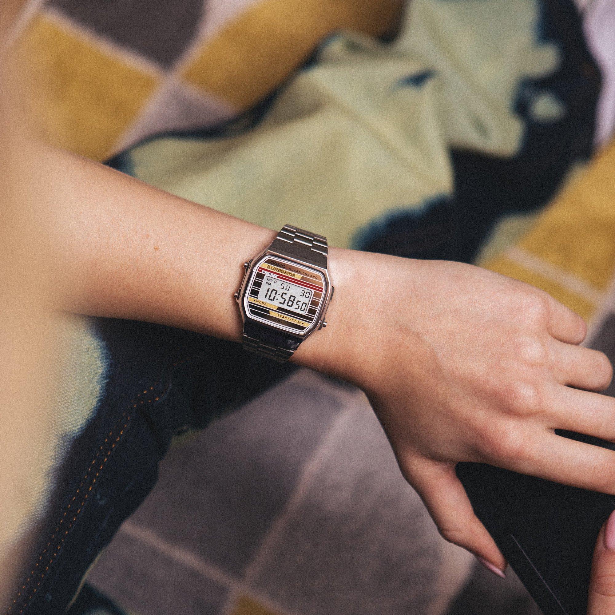 Gold/Silver - Casio - Adults Digital Watch - 9