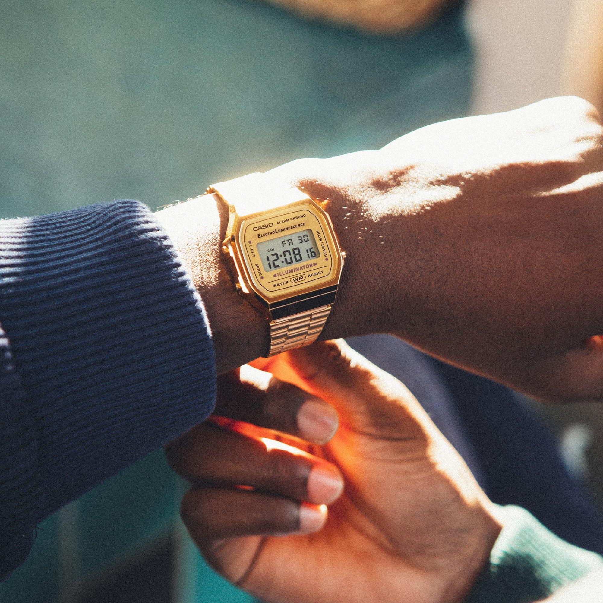 Gold - Casio - Adults Digital Watch - 8