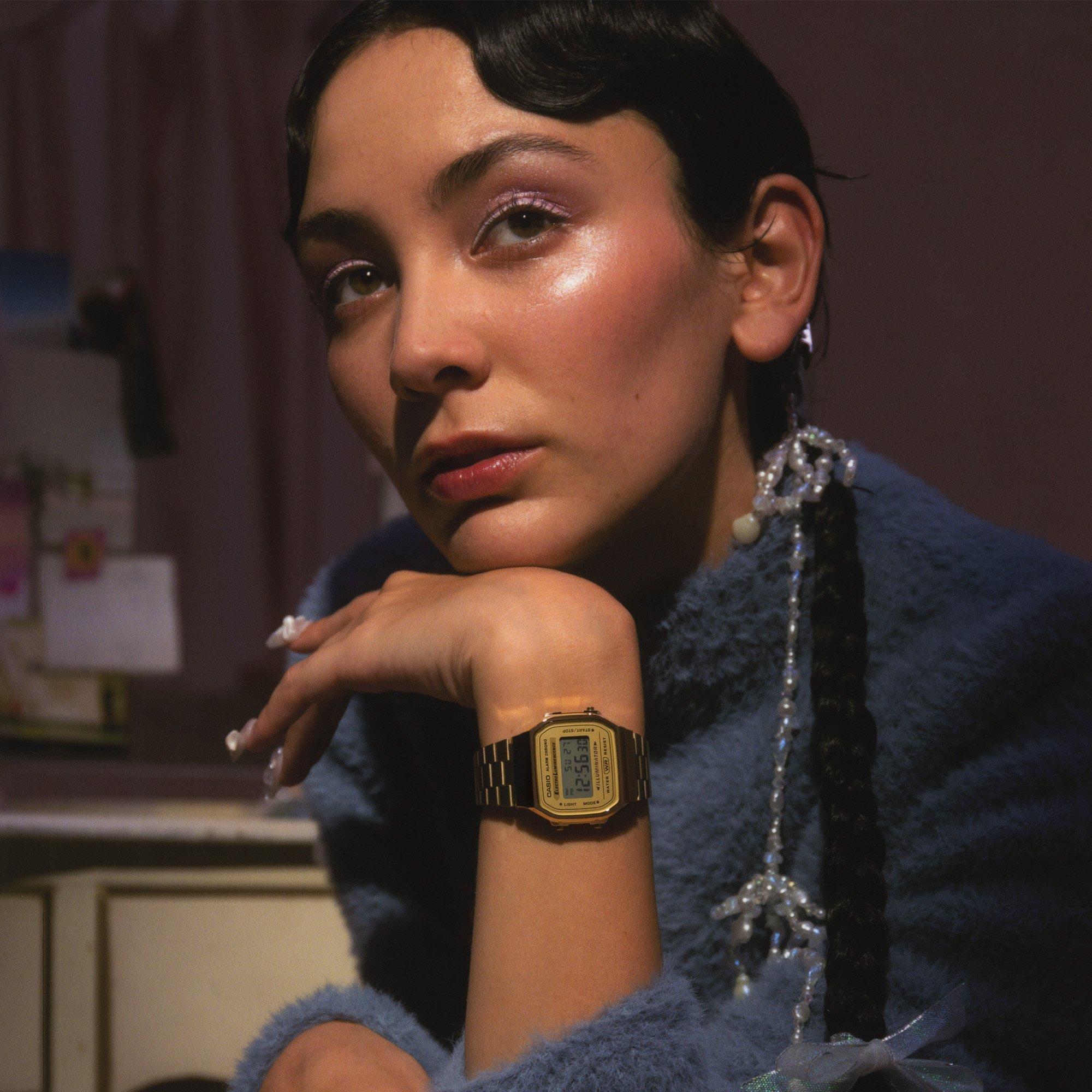 Gold - Casio - Adults Digital Watch - 9