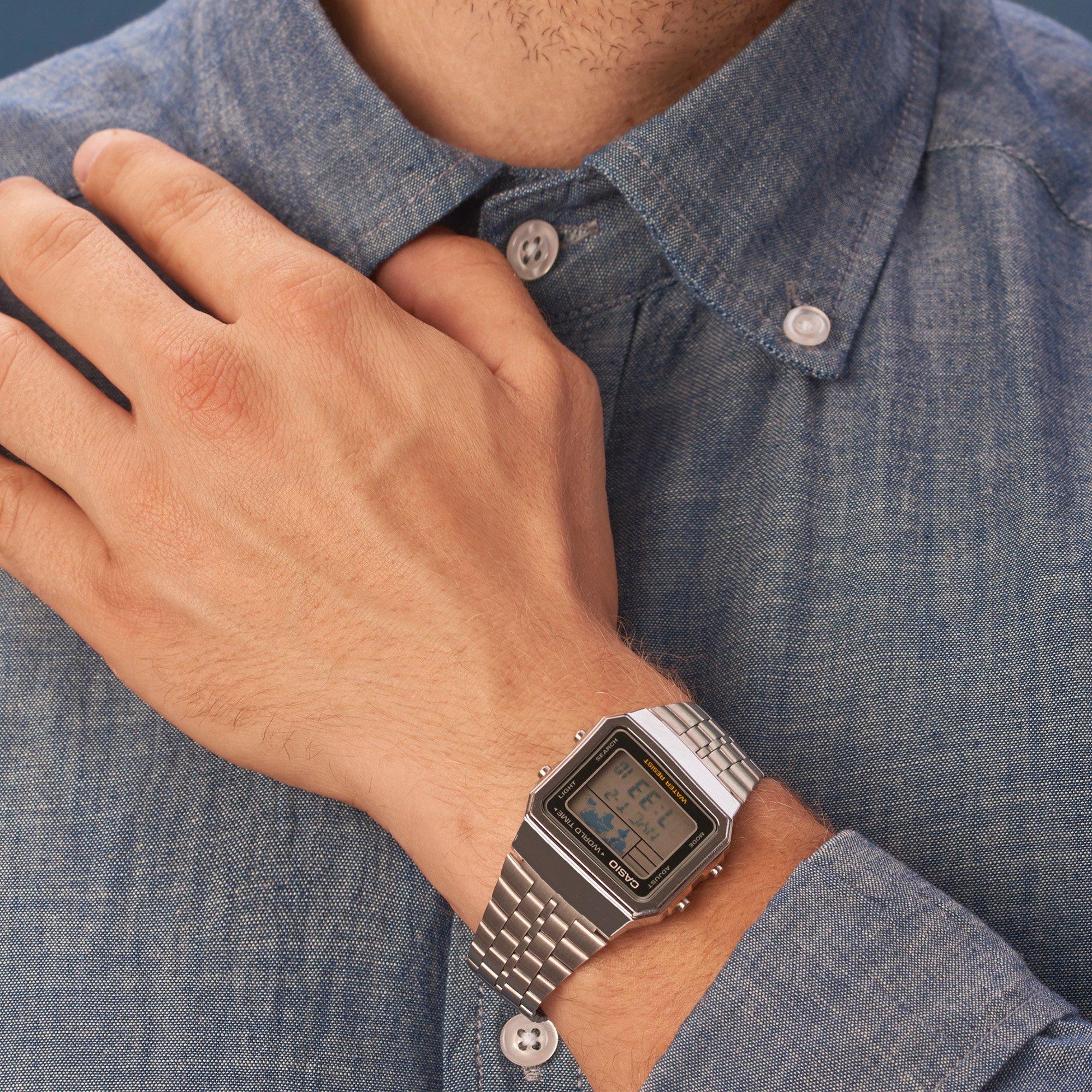 Silver - Casio - Adults Digital Watches - 7