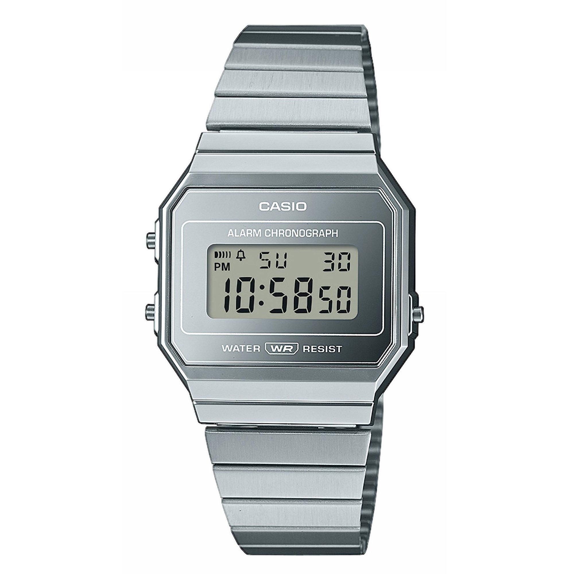 Silver - Casio - Adults Digital Watch