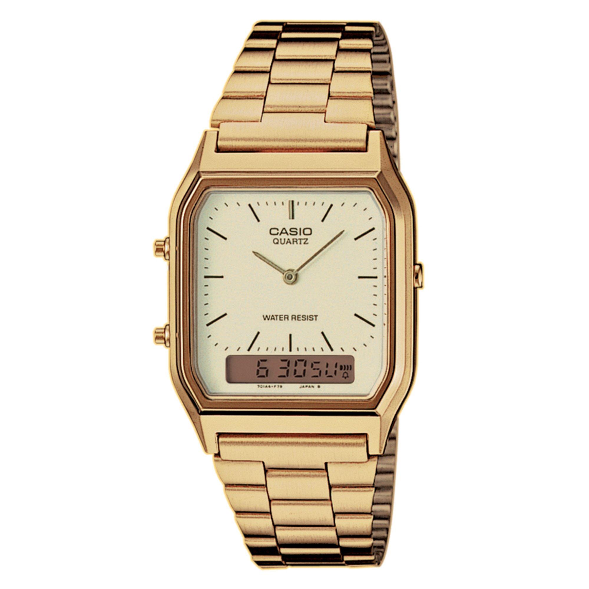 Gold - Casio - Unisex Adults Digital Watch - 1