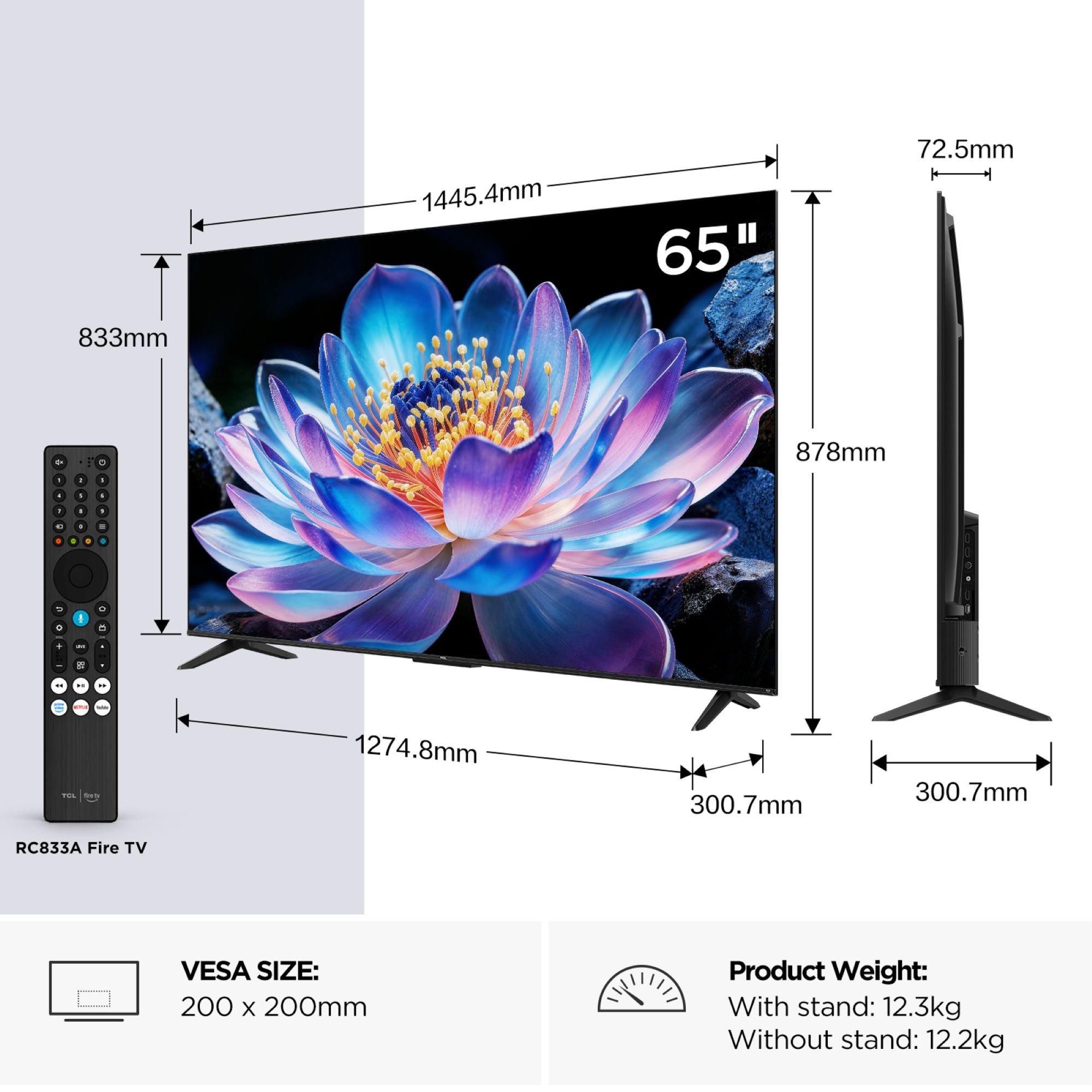 Black - TCL - 65V6D-UK 65 inch 4K Ultra HD Smart TV Wi-Fi - 2
