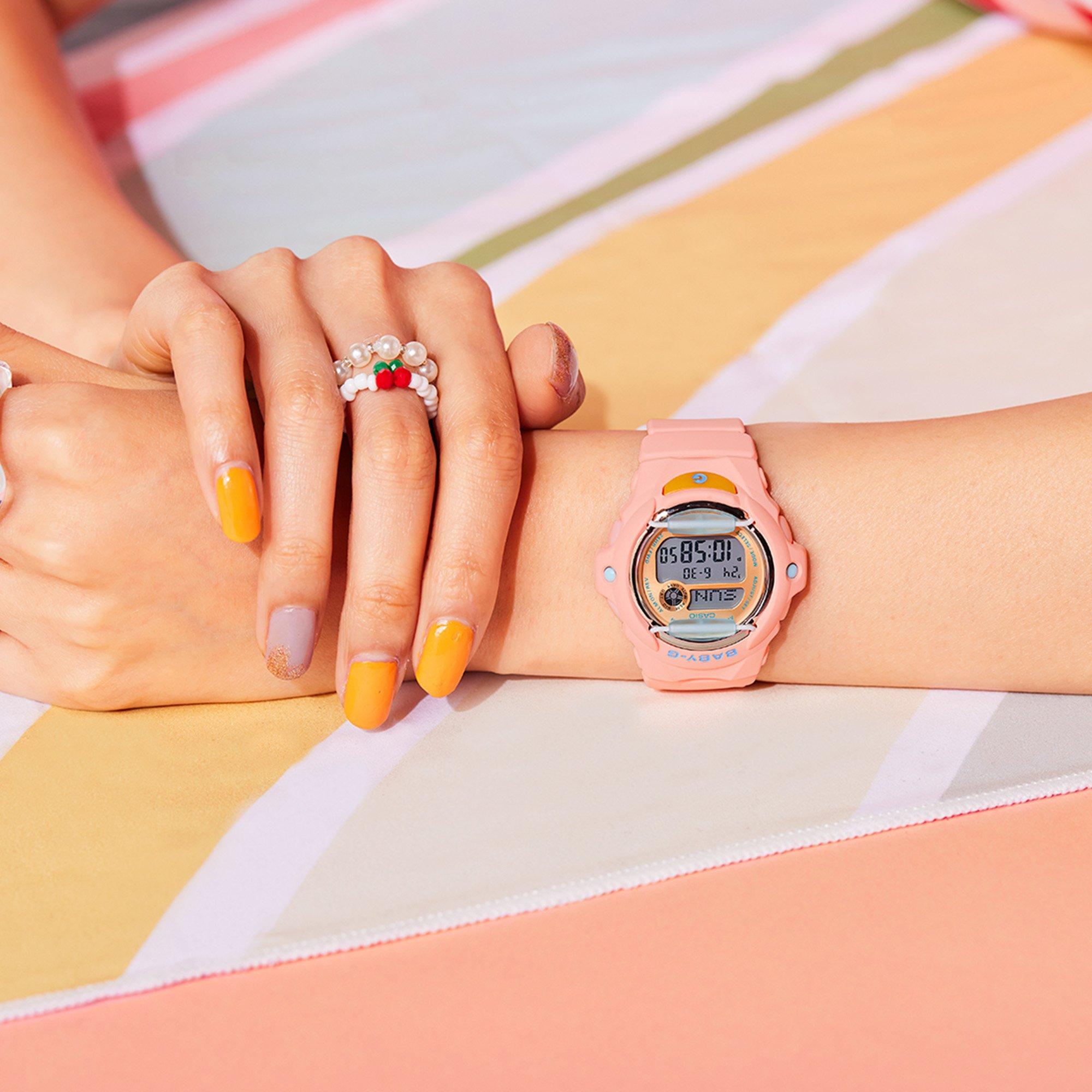 Pink - Casio - Unisex Adults Digital Watch - 2