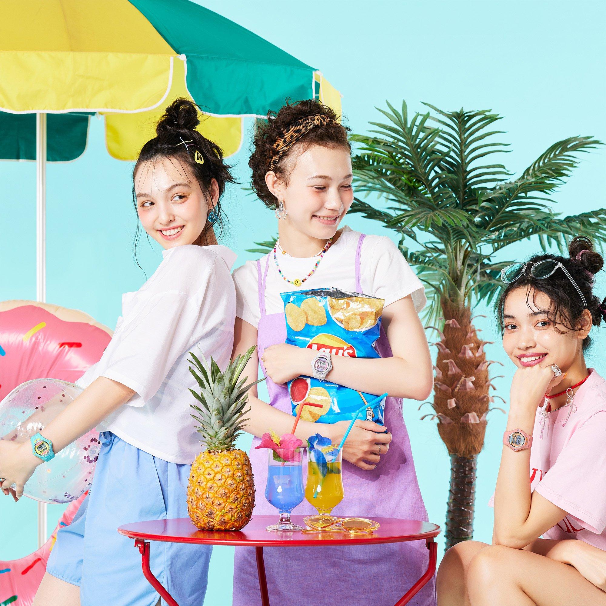 Pink - Casio - Unisex Adults Digital Watch - 4