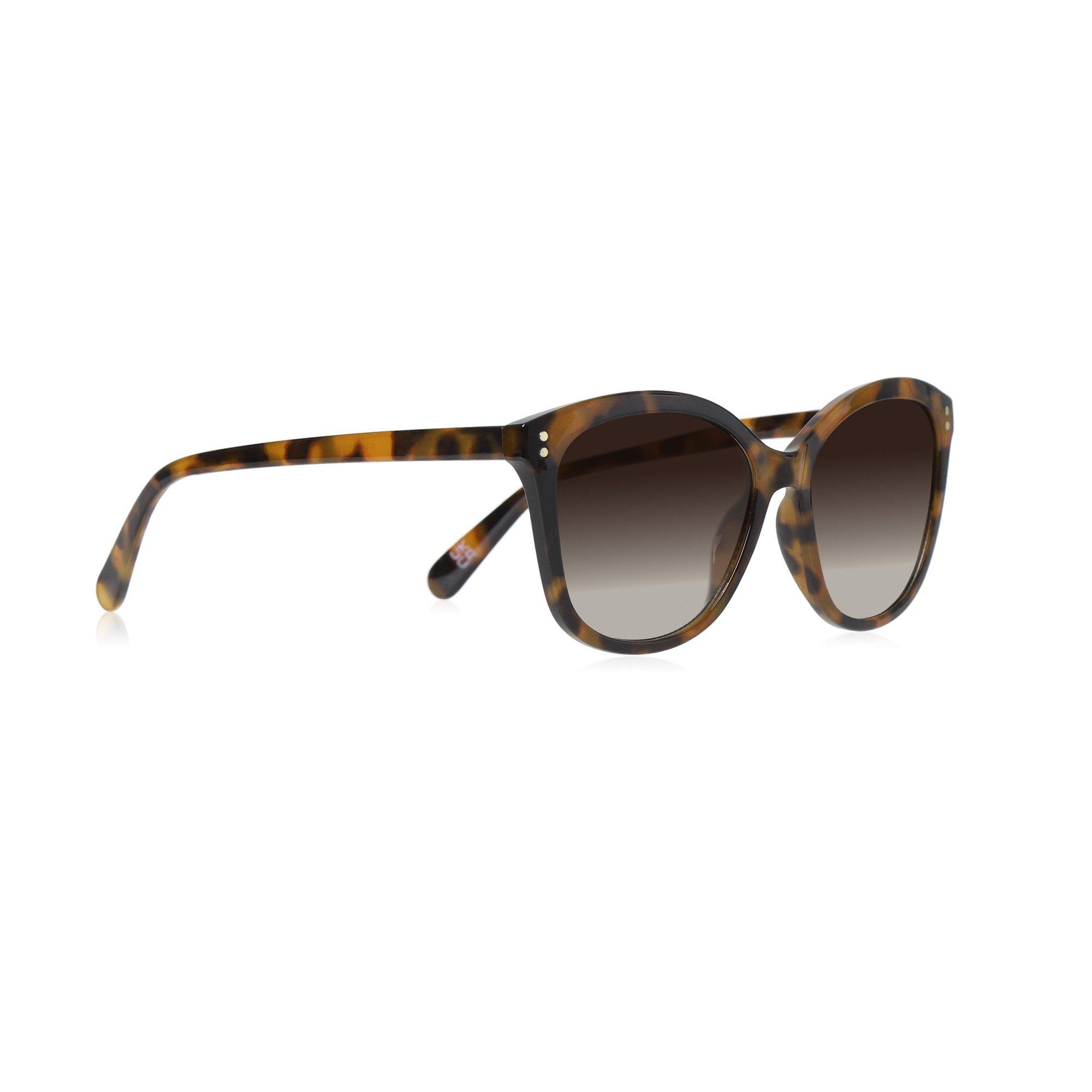 Brown Cateye - Firetrap - Women's Oversized Sunglasses - 2
