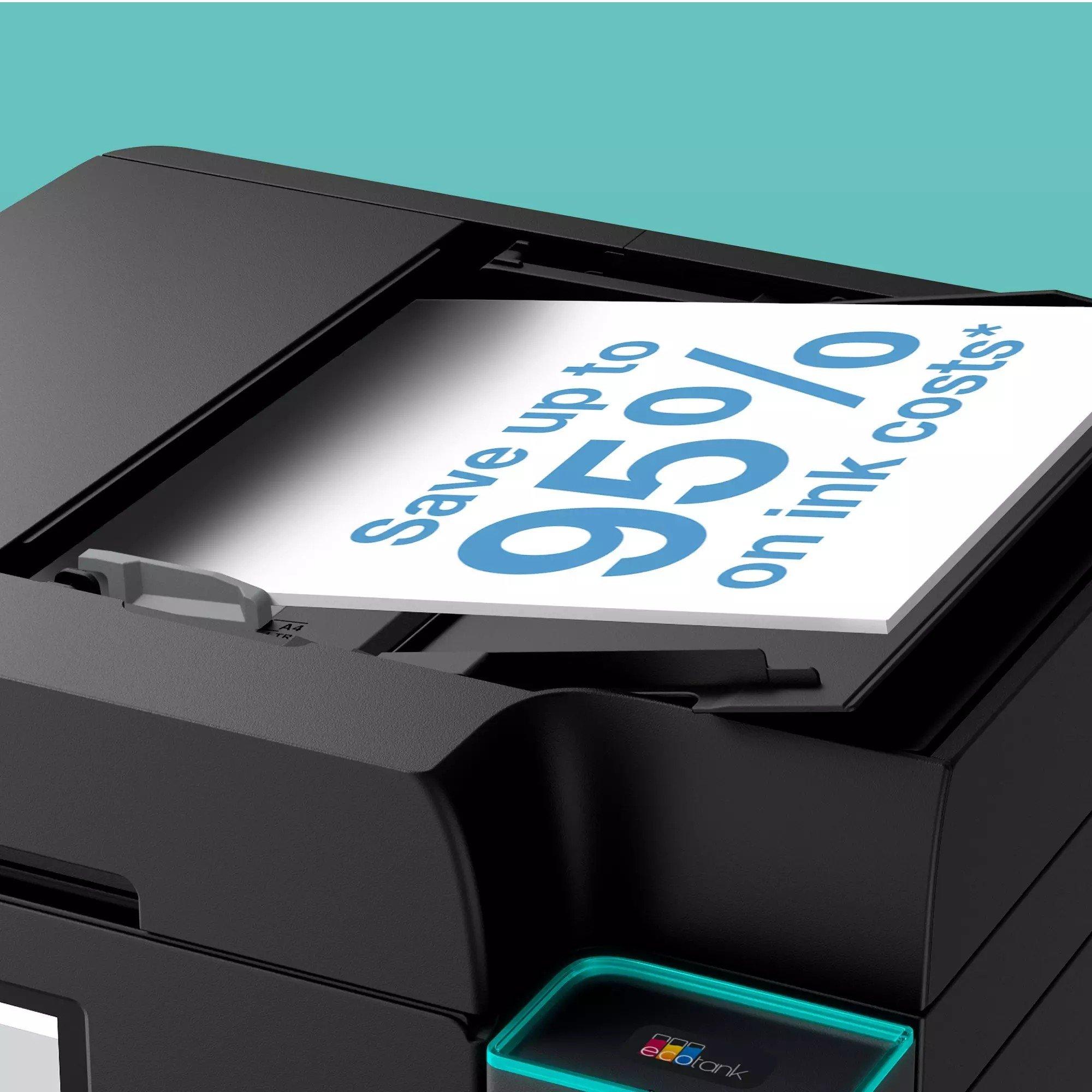 Sort - Epson - EcoTank ET-4950 A4 Multifunction Wi-Fi Ink Tank Printer With Up To 3 Years Of Ink Included - 7