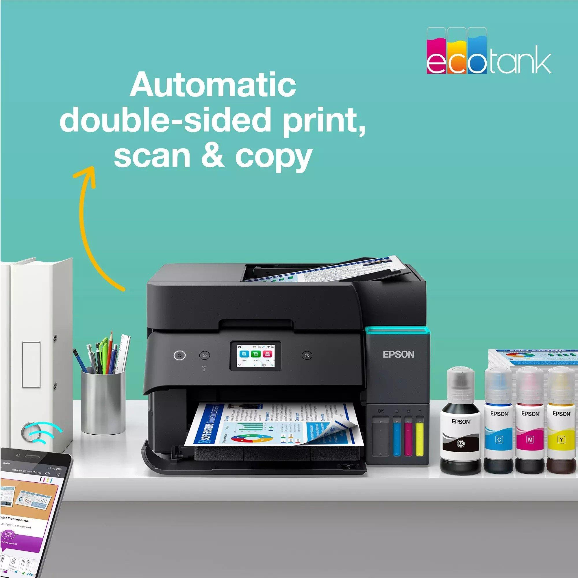 Sort - Epson - EcoTank ET-4950 A4 Multifunction Wi-Fi Ink Tank Printer With Up To 3 Years Of Ink Included - 9